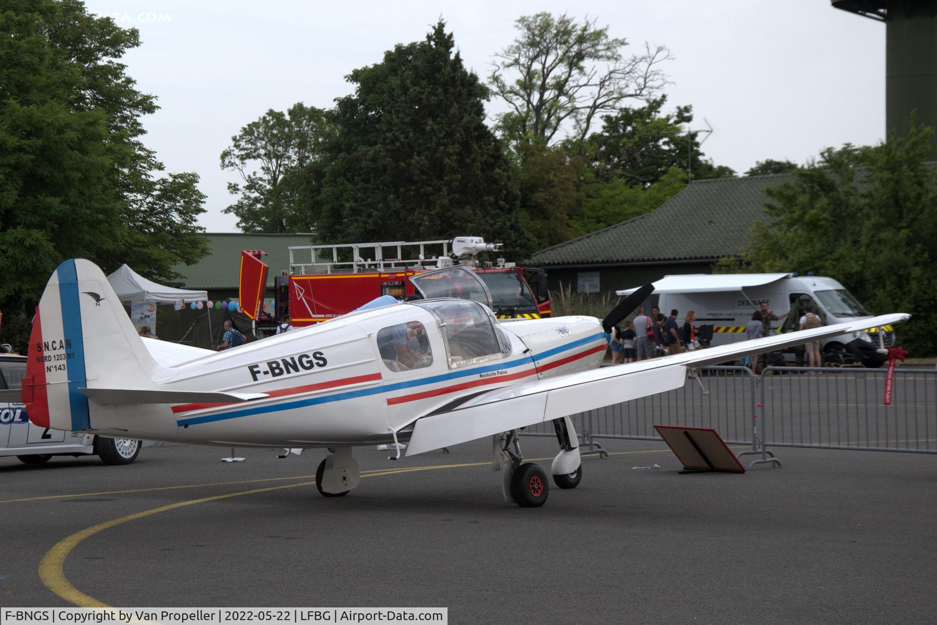 F-BNGS, Nord 1203 M1 Norécrin C/N 143, Nord 1203M1 Norécrin at Cognac - Châteaubernard air base, France, 2022