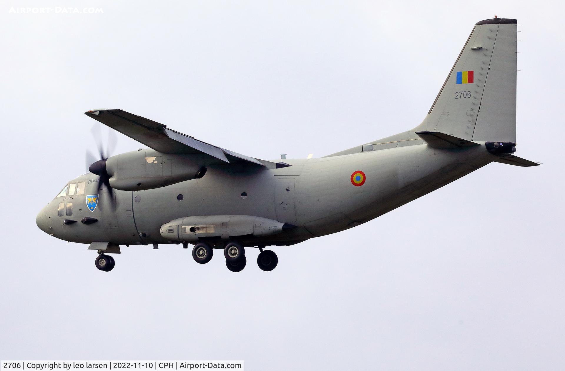 2706, 2008 Alenia C-27J Spartan C/N 4153, Copenhagen 10.11.2022