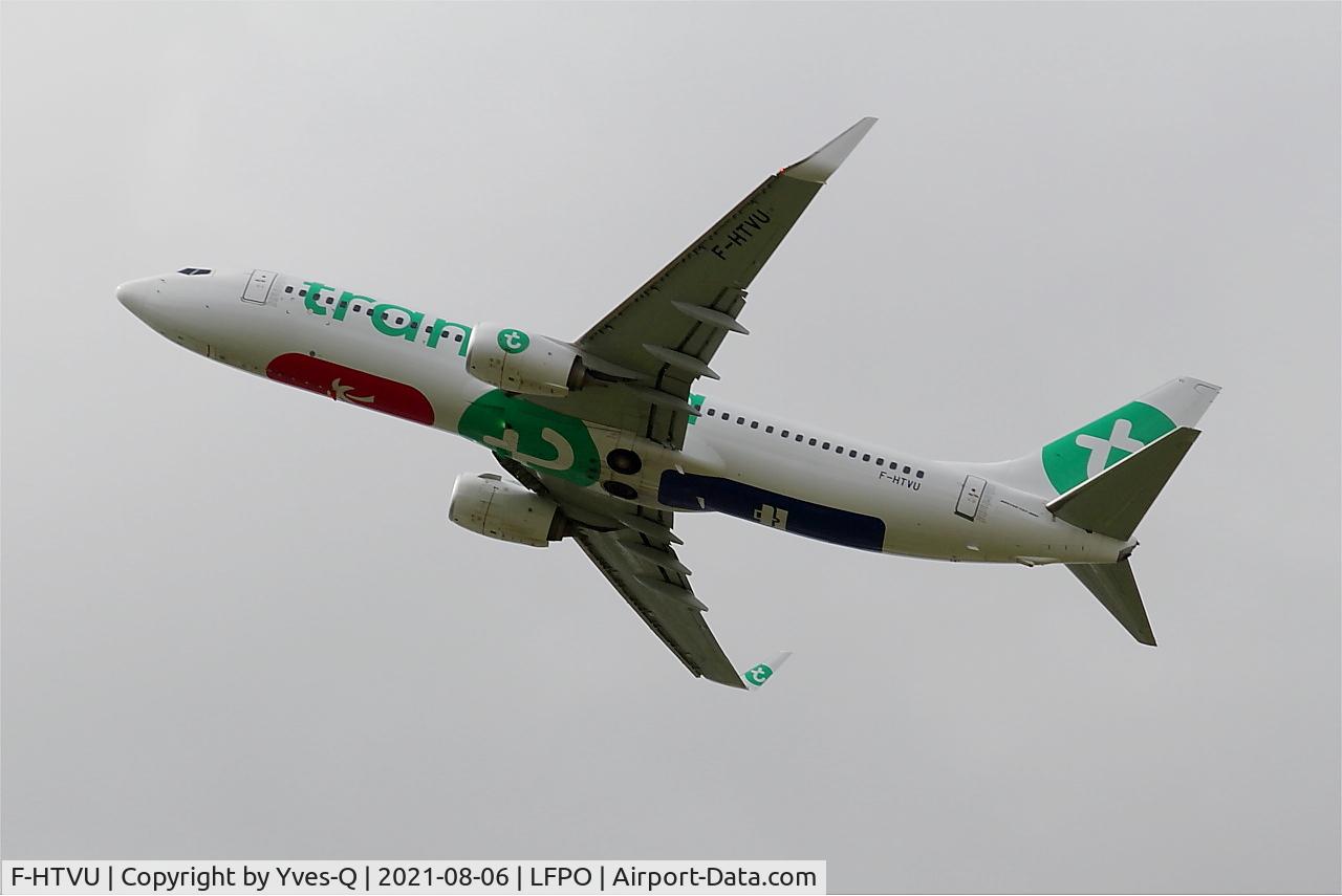 F-HTVU, 2012 Boeing 737-86J C/N 37770, Boeing 737-86J, Climbing from rwy 24, Paris-Orly airport (LFPO-ORY)
