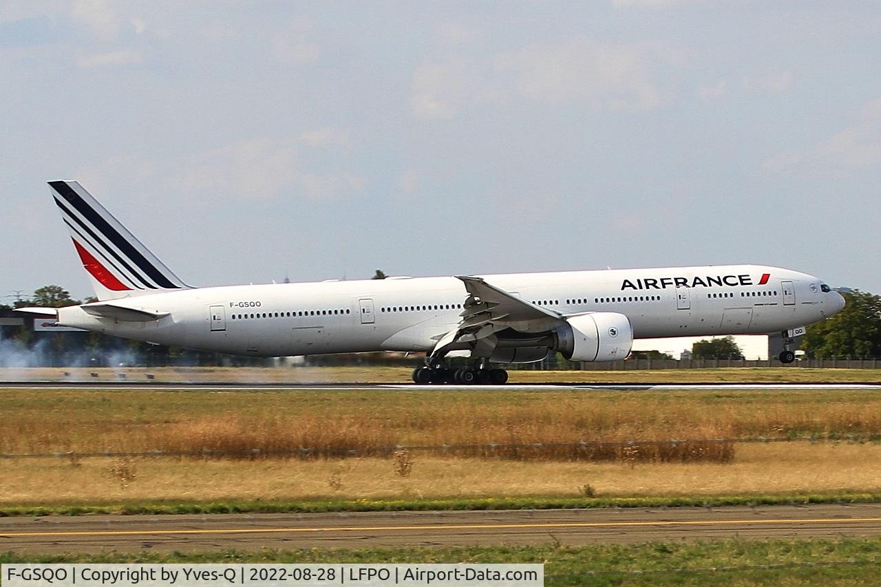 F-GSQO, 2006 boeing 777-328/ER C/N 32961, Boeing 777-328 (ER), Landing rwy 06, Paris-Orly Airport (LFPO-ORY)