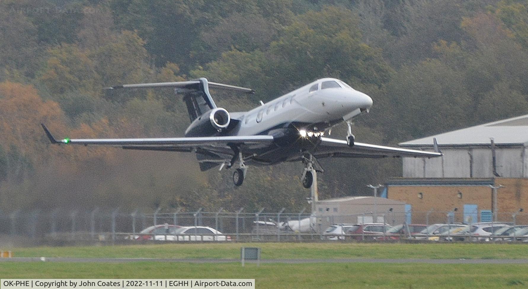 OK-PHE, 2011 Embraer EMB-505 Phenom 300 C/N 50500062, Lifting off 26