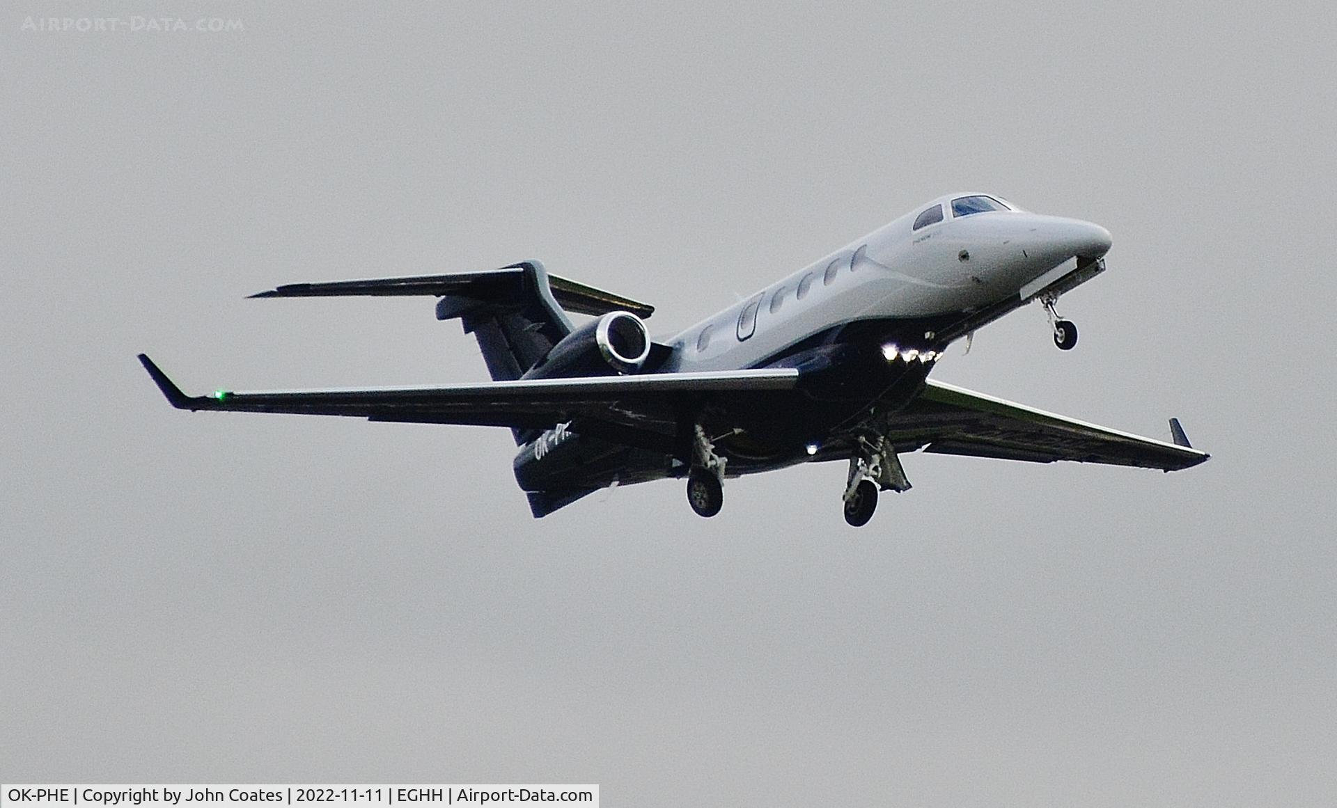 OK-PHE, 2011 Embraer EMB-505 Phenom 300 C/N 50500062, Departing off 26