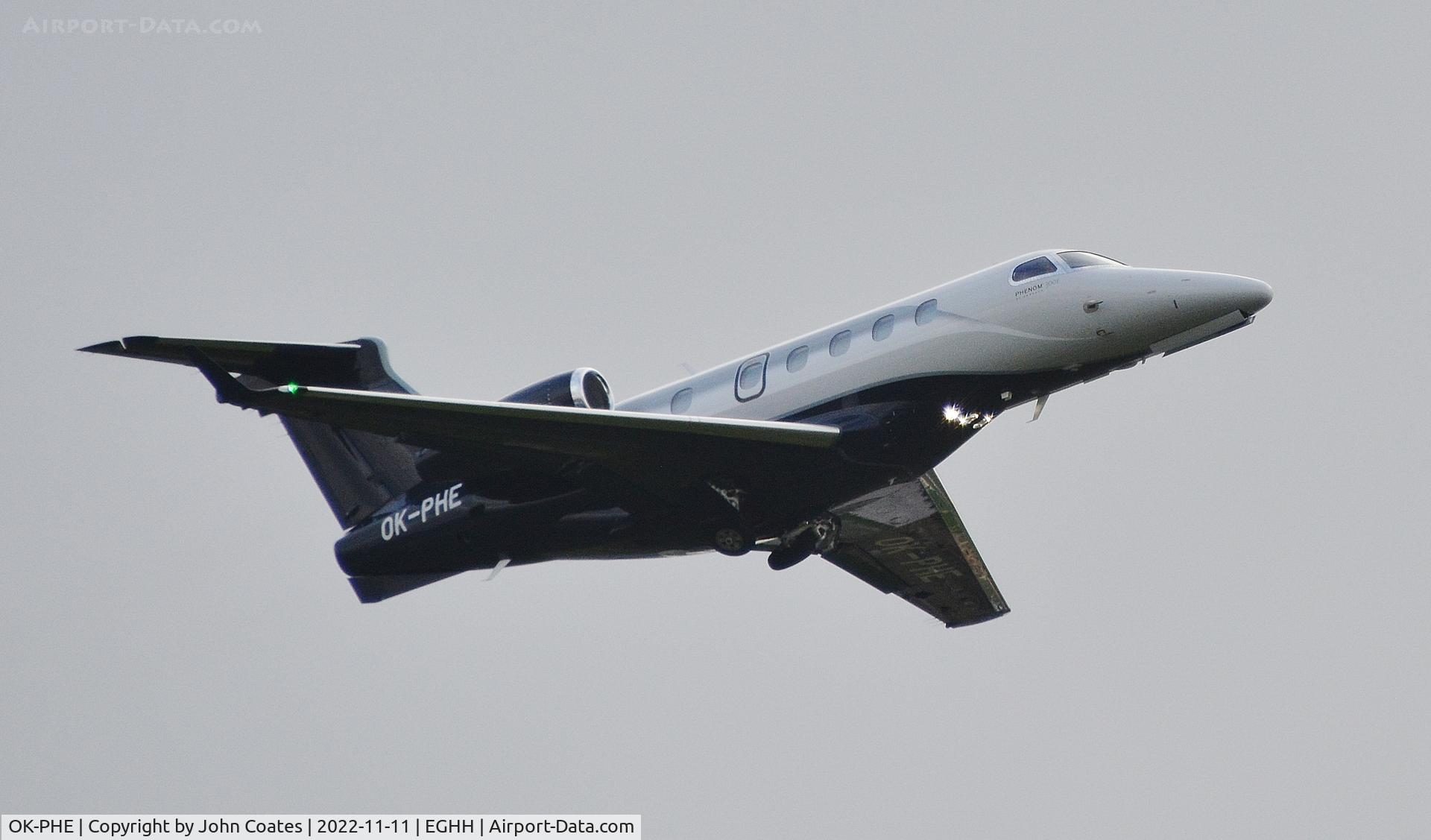OK-PHE, 2011 Embraer EMB-505 Phenom 300 C/N 50500062, Climbing from 26