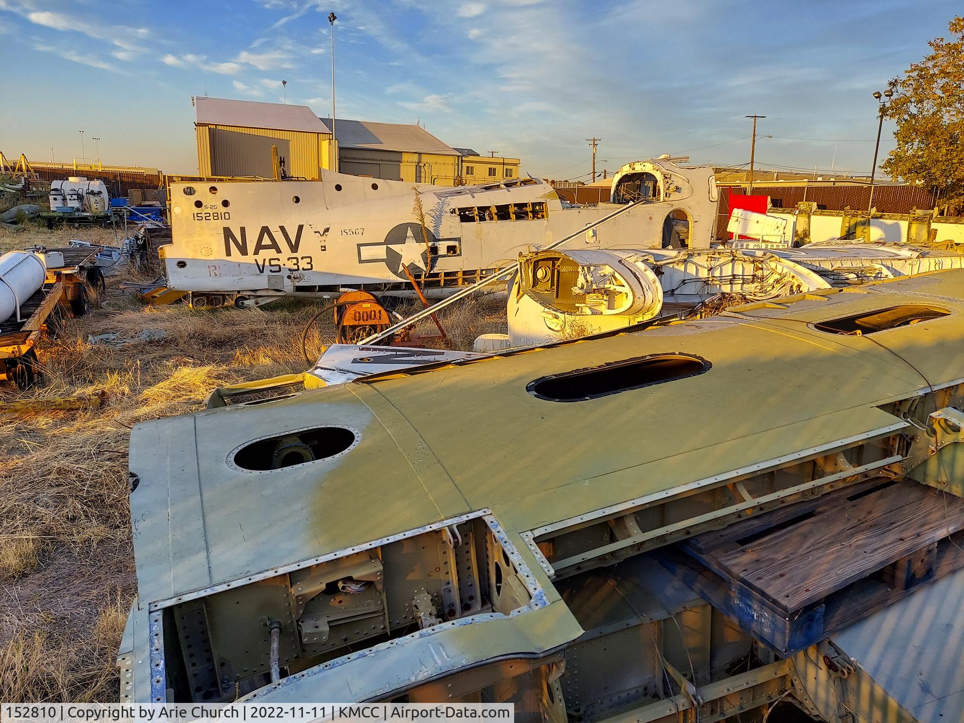 152810, Grumman S-2G Tracker C/N 279C, Currently a parts donor for CalFire's S-2T Tracker fleet.