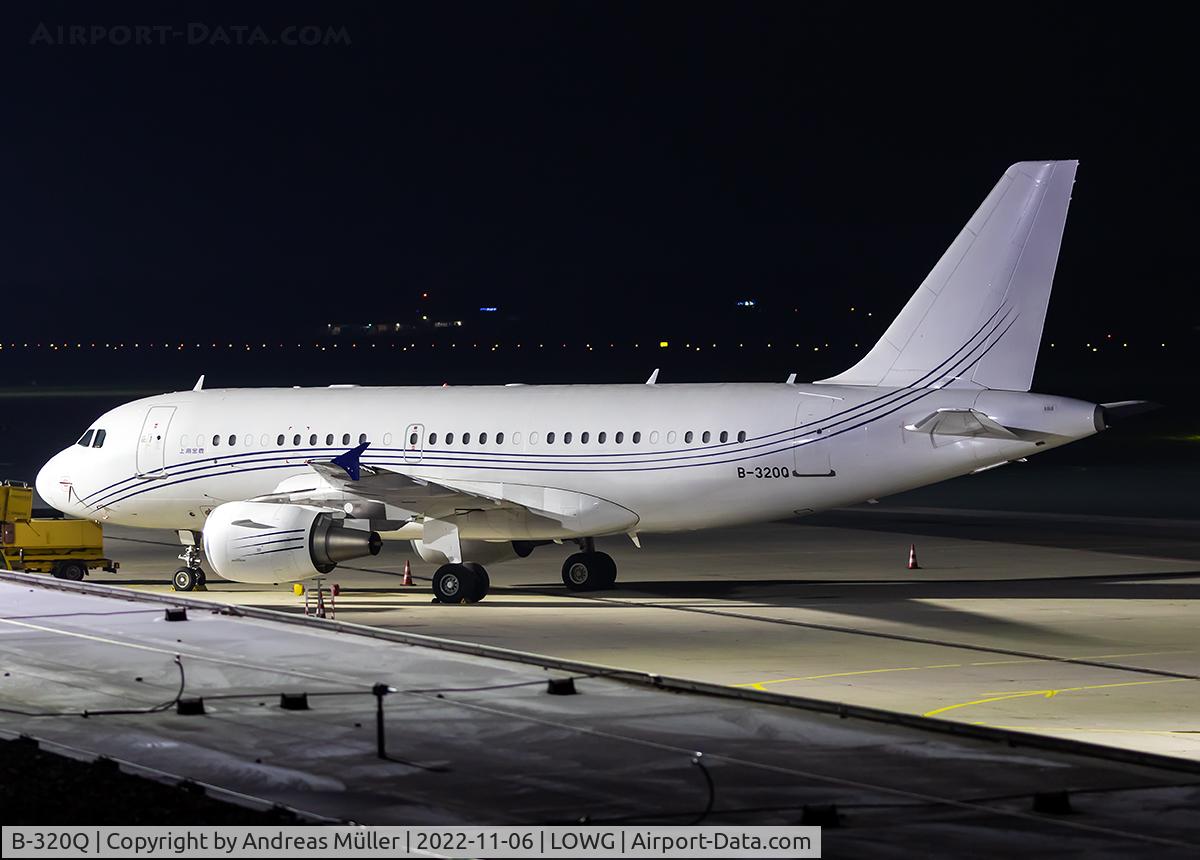 B-320Q, 2009 Airbus A319-115(CJ) C/N 3826, Nightstop from ERF, to LIS.