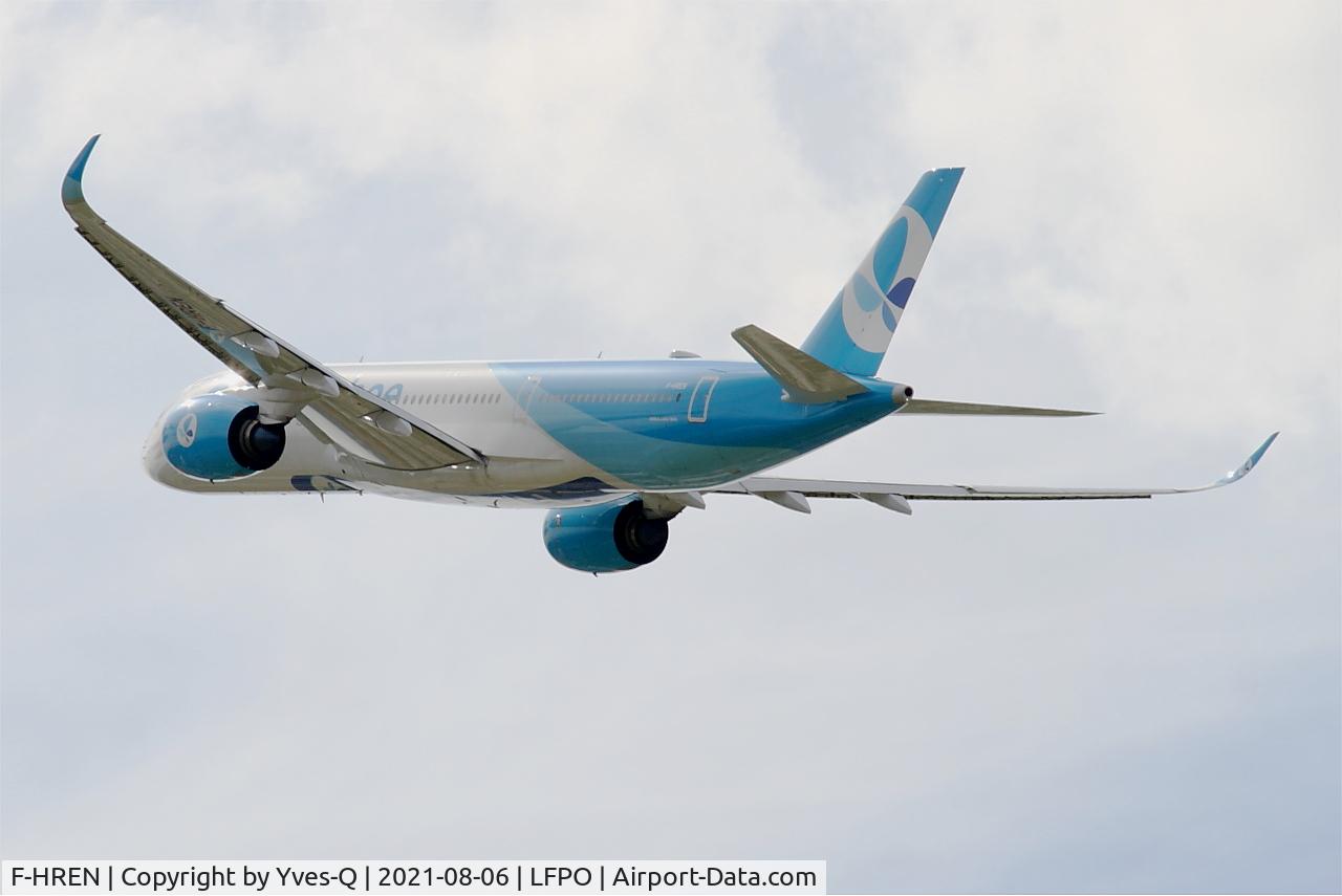 F-HREN, 2020 Airbus A350-941 C/N 433, Airbus A350-941, Climbing from rwy 24, Paris-Orly airport (LFPO-ORY)
