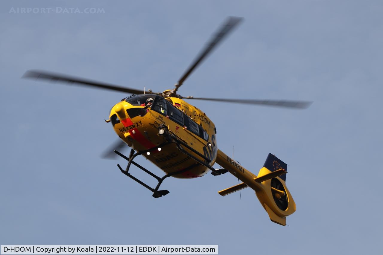 D-HDOM, 2015 Airbus Helicopters H-145 (BK-117D-2) C/N 20027, Upon arrival at CGN