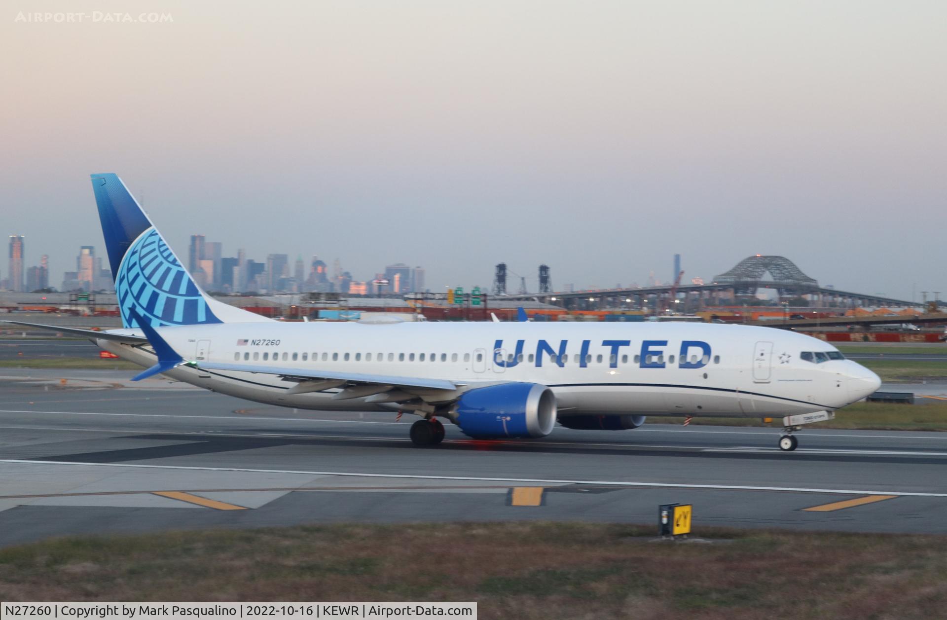 N27260, 2021 Boeing 737-8 MAX C/N 43458, Boeing 737-8 MAX