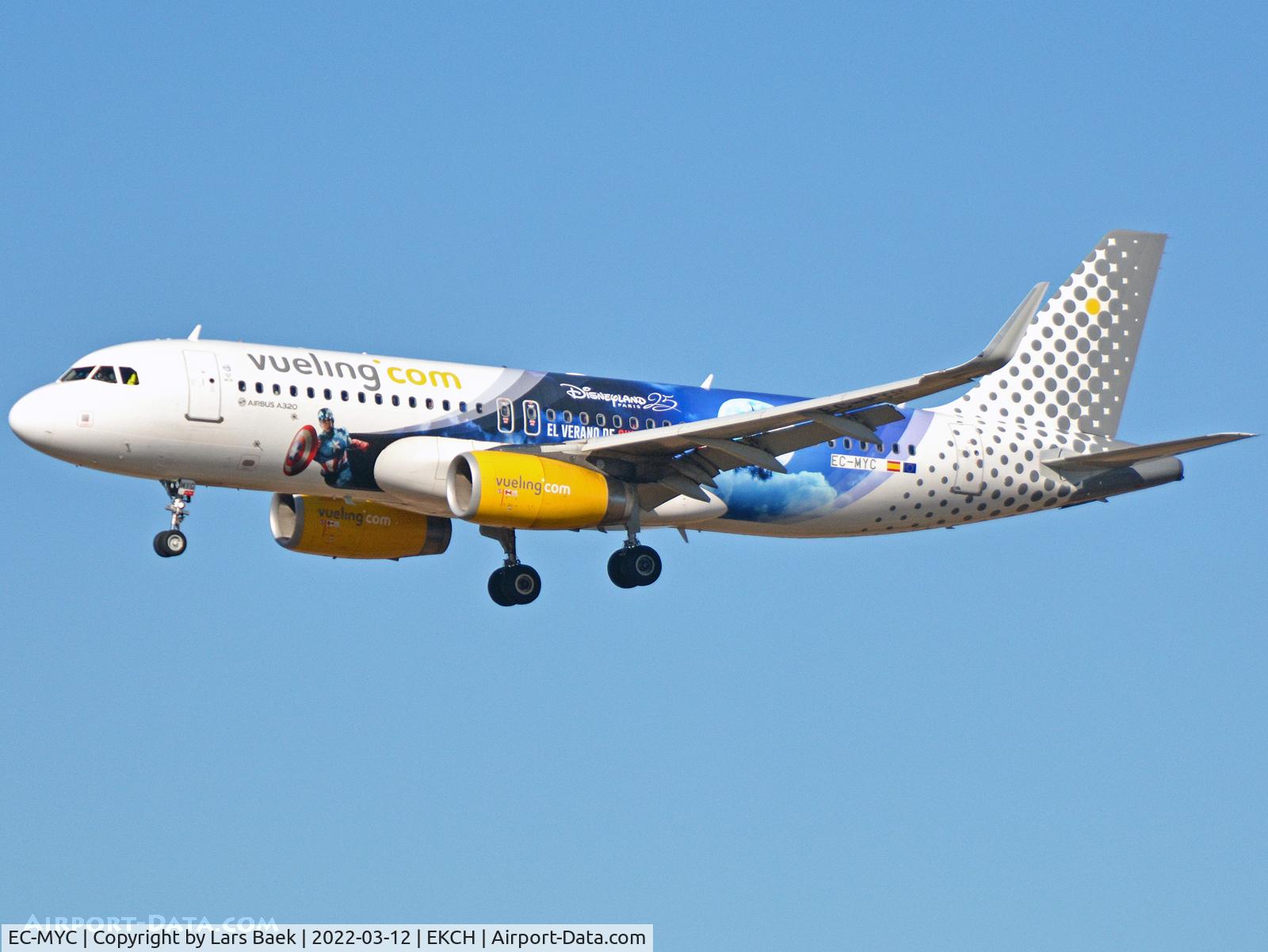 EC-MYC, 2018 Airbus A320-232 C/N 8238, RWY22L