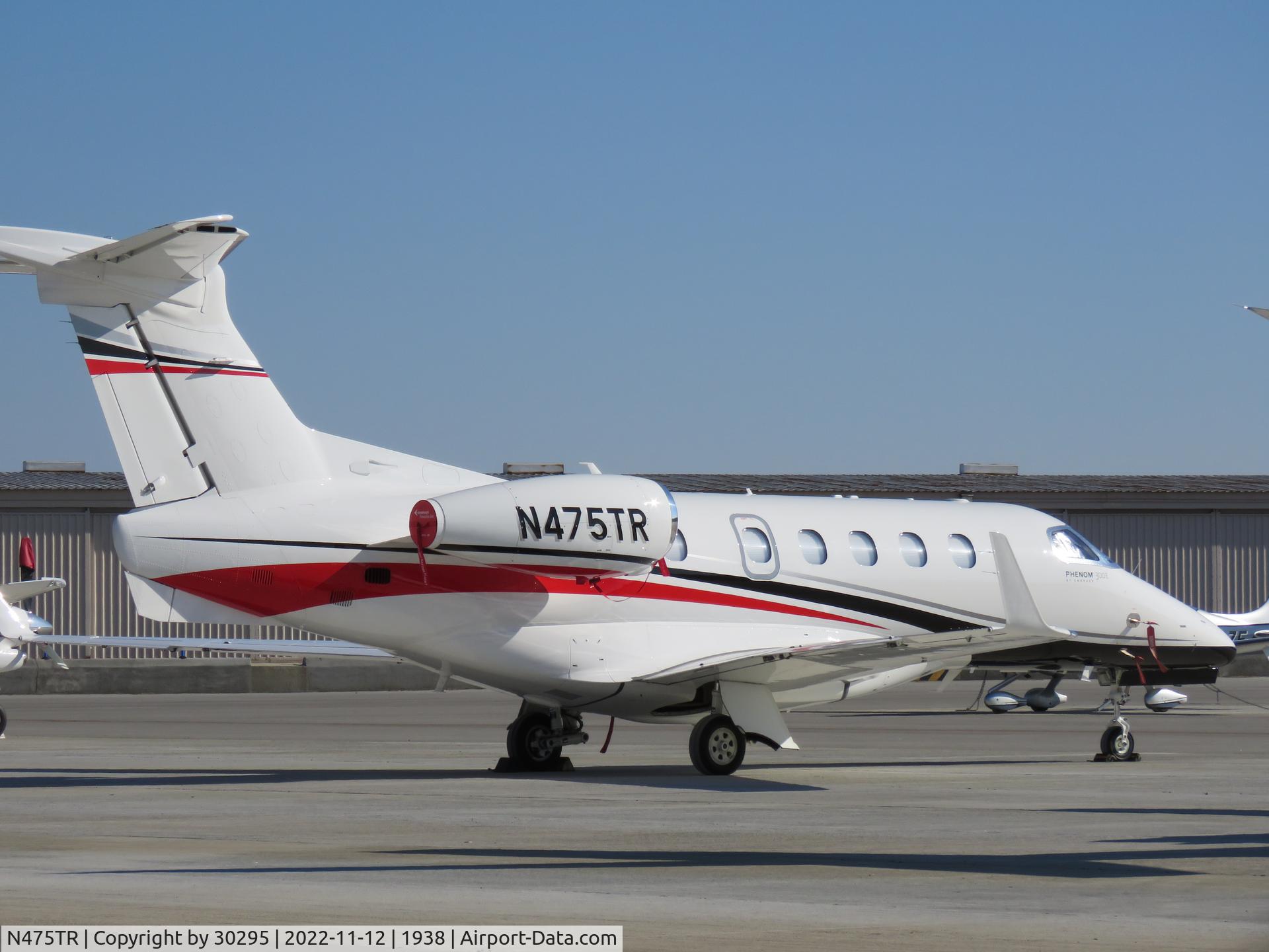 N475TR, 2019 Embraer Phenom 300 (EMB-505) C/N 505-00541, Parked