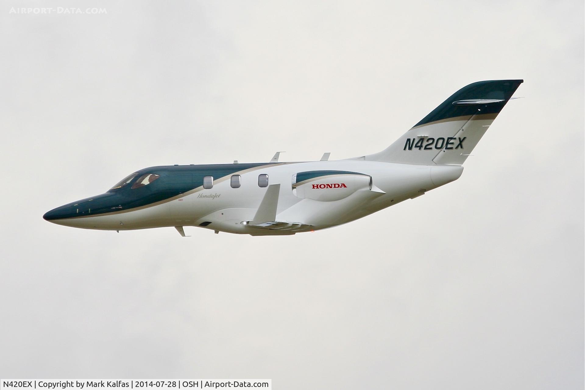 N420EX, 2014 Honda HA-420 HondaJet C/N 42000011, Honda Jet N420EX at OSH