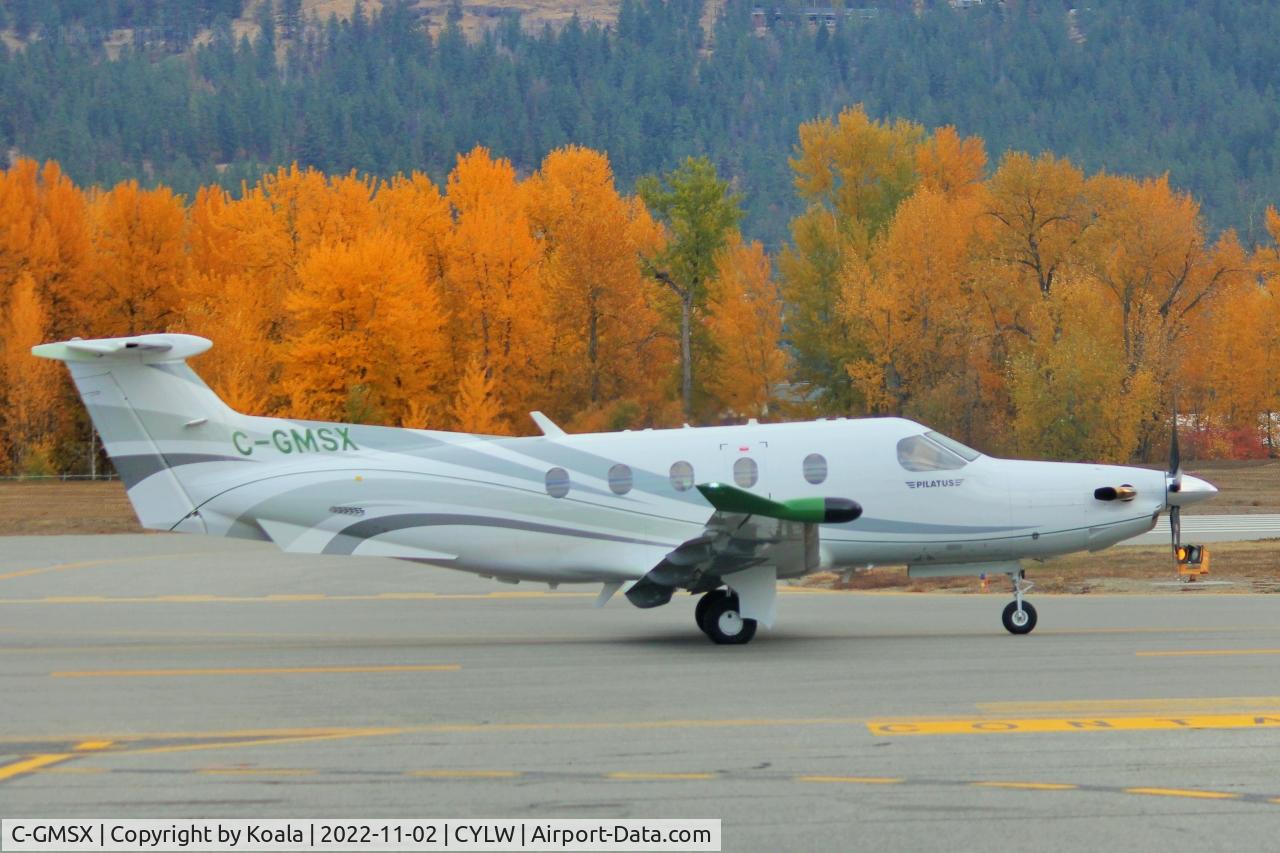 C-GMSX, 2017 Pilatus PC-12/47E C/N 1718, First pic in the database. Departure to Saskatoon.