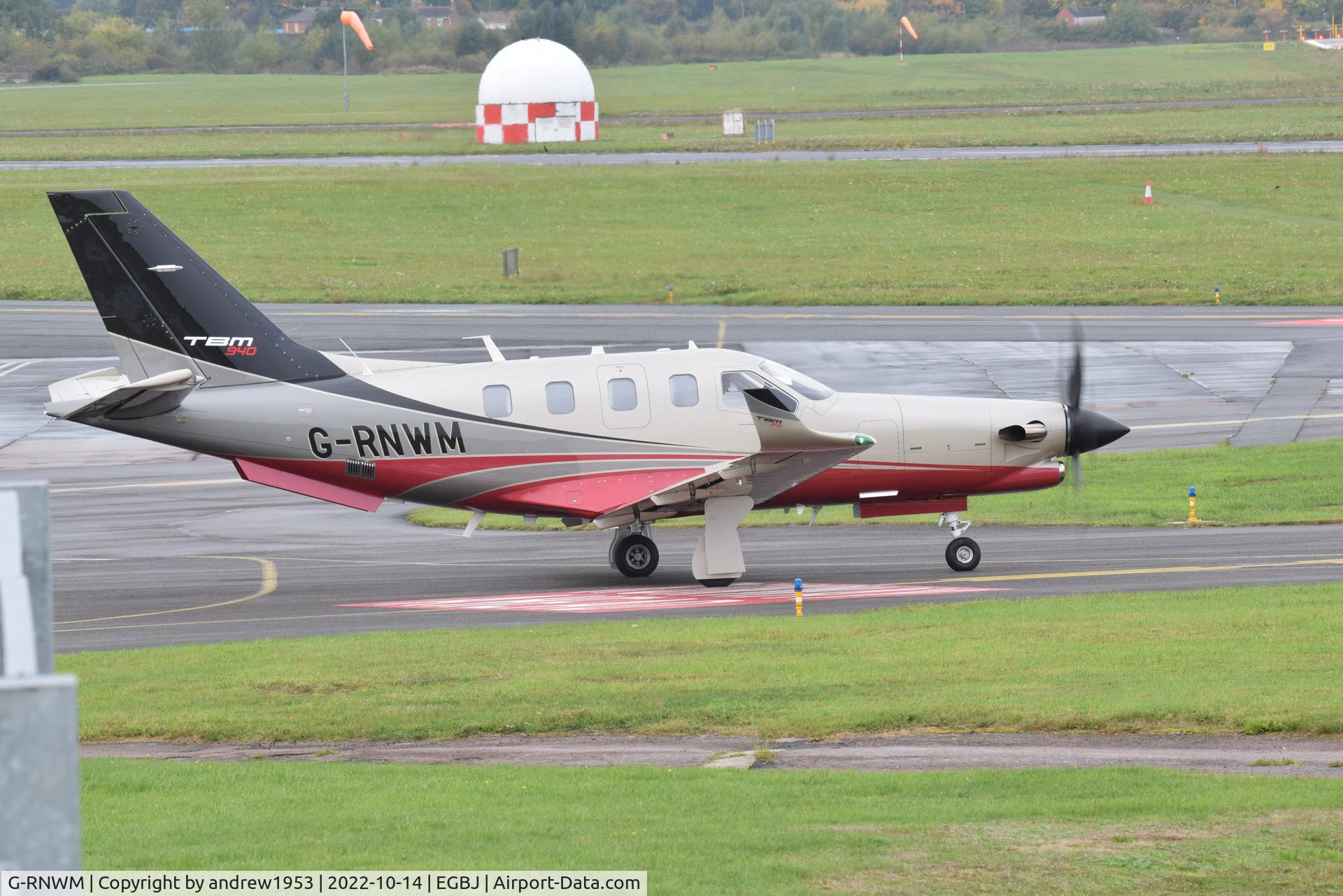 G-RNWM, 2021 Daher TBM-940 C/N 1395, G-RNWM at Gloucestershire Airport.