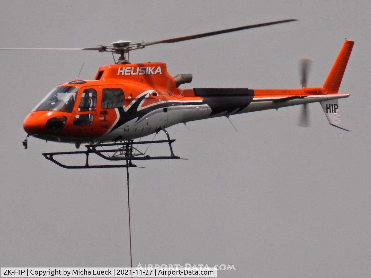 ZK-HIP, Eurocopter AS-350B-3 Ecureuil Ecureuil C/N 7451, Doing prep-work for the new Penlink over Stillwater