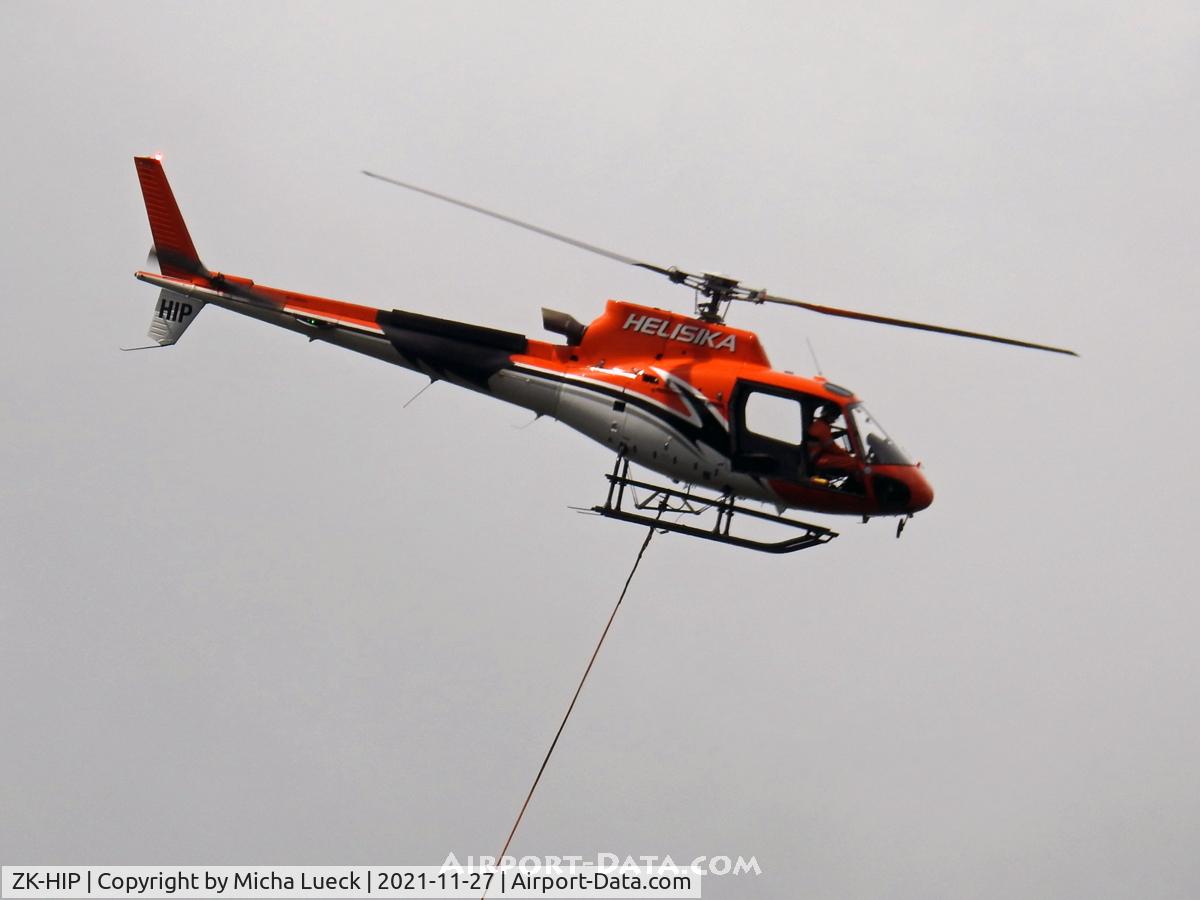 ZK-HIP, Eurocopter AS-350B-3 Ecureuil Ecureuil C/N 7451, Doing prep-work for the new Penlink over Stillwater