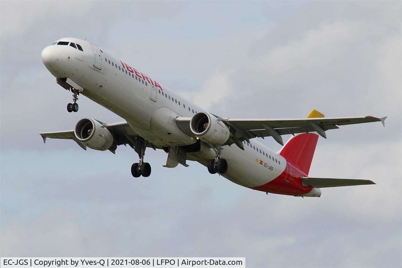 EC-JGS, 2005 Airbus A321-211 C/N 2472, Airbus A321-211, Take off rwy 24,Paris Orly airport (LFPO-ORY)