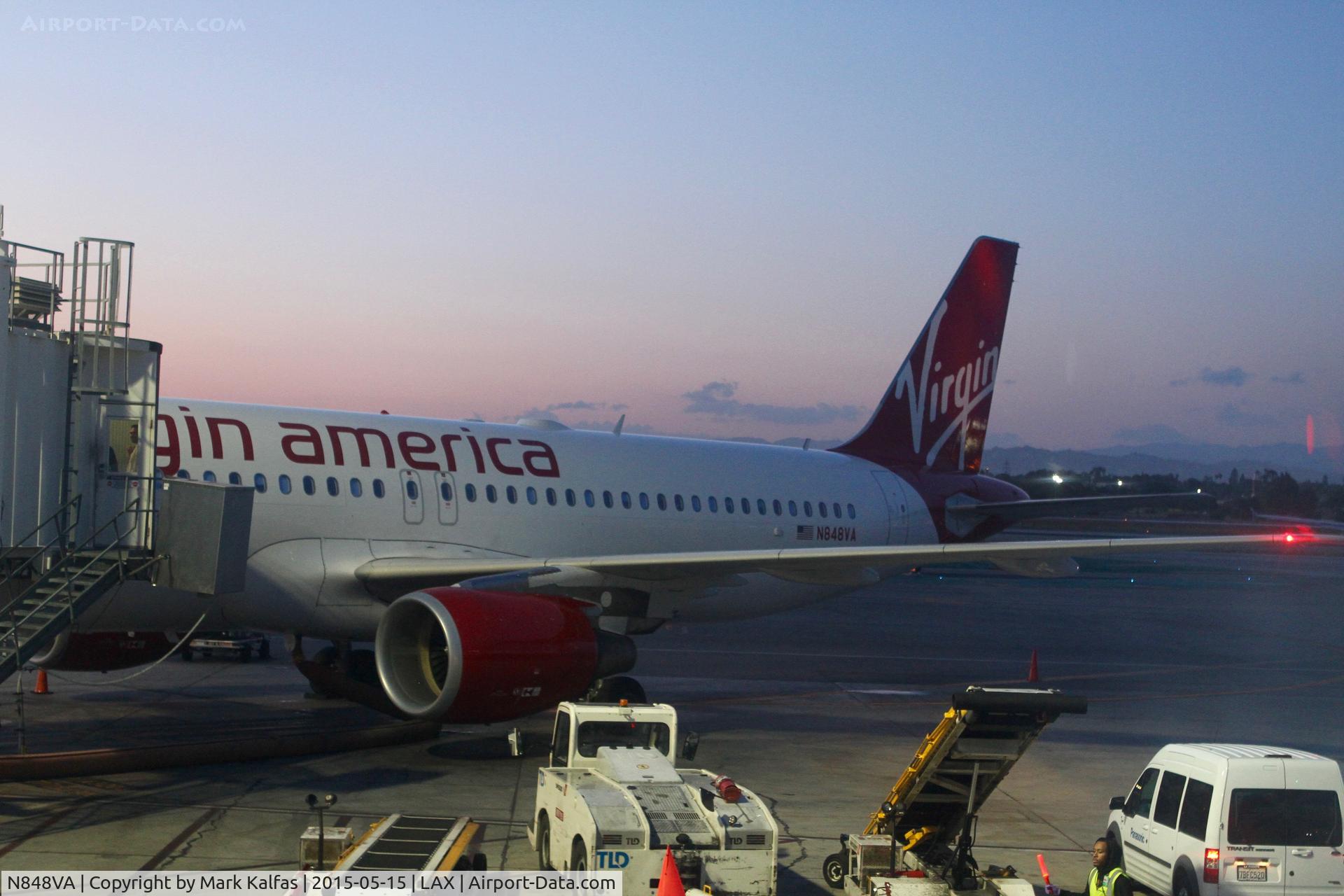 N848VA, 2011 Airbus A320-214 C/N 4959, N848VA at LAX
