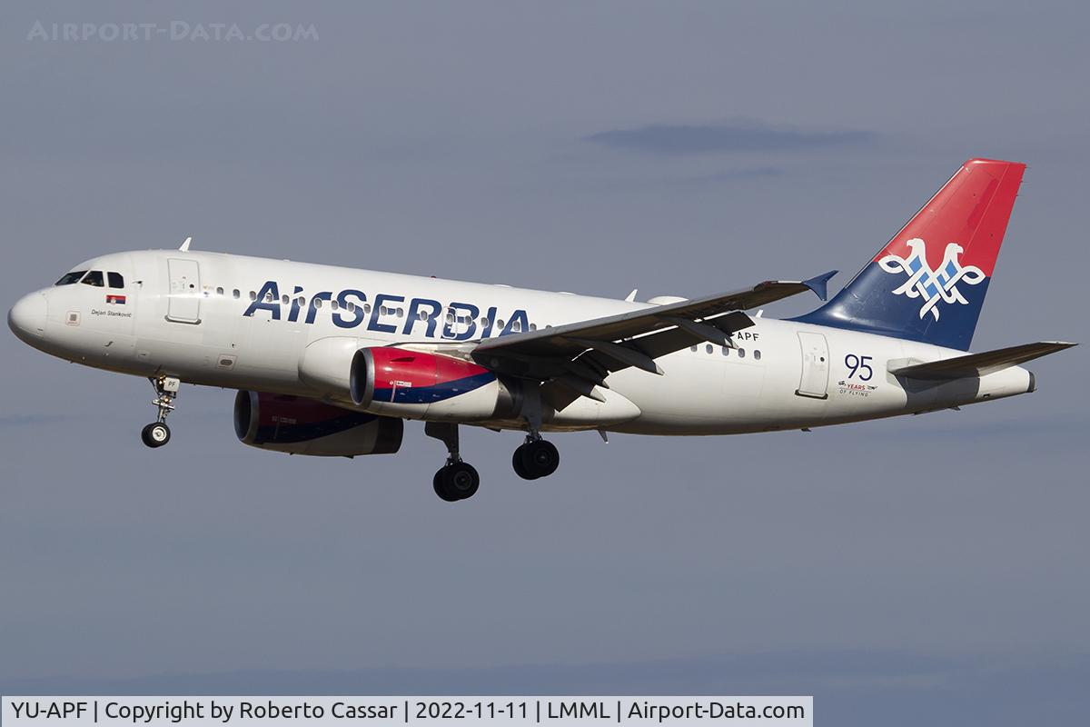 YU-APF, 2007 Airbus A319-132 C/N 3317, Runway 31