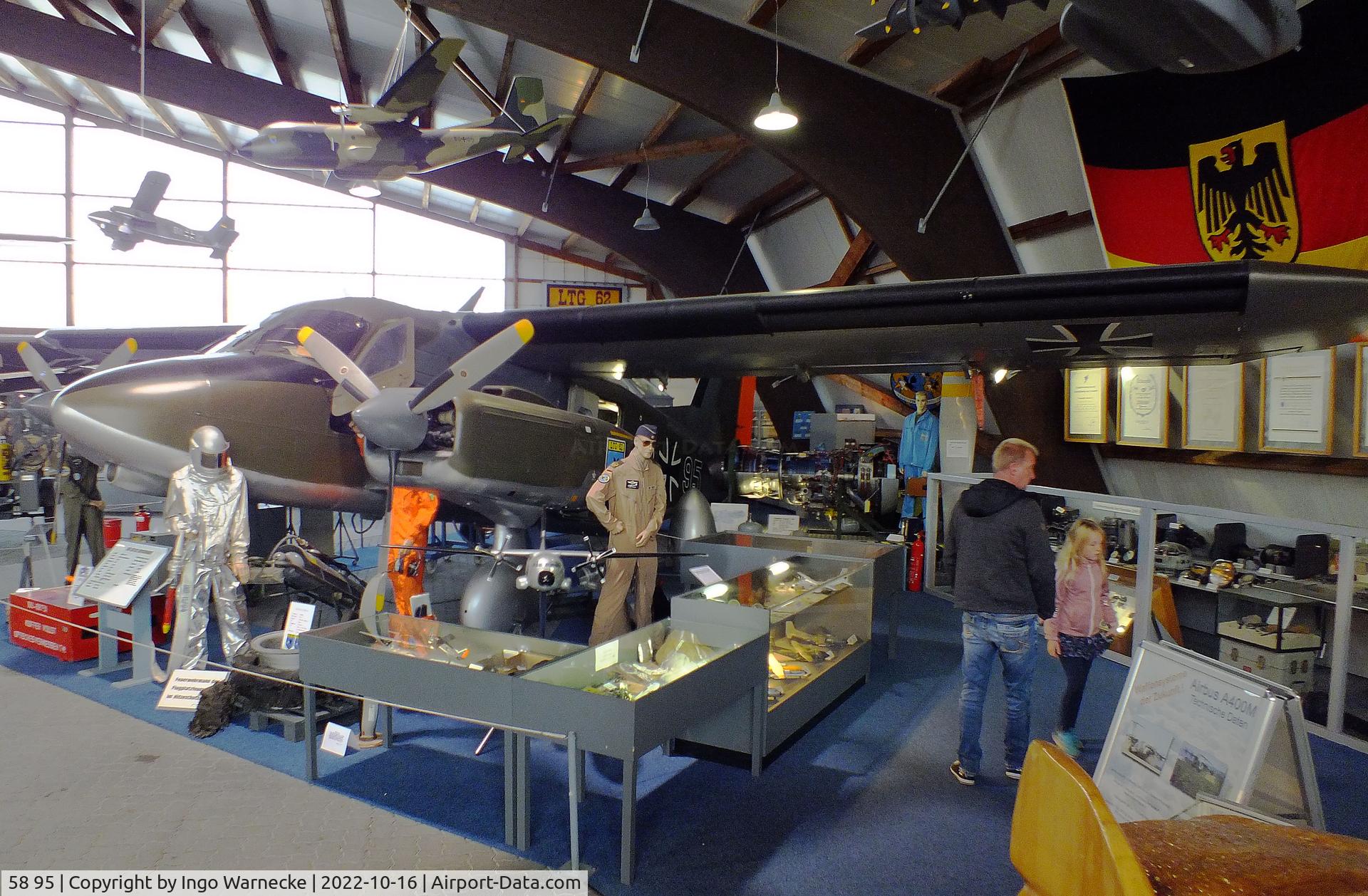 58 95, Dornier Do-28D-2 Skyservant C/N 4170, Dornier Do 28D-2 Skyservant at the Ju52-Halle (Lufttransportmuseum), Wunstorf