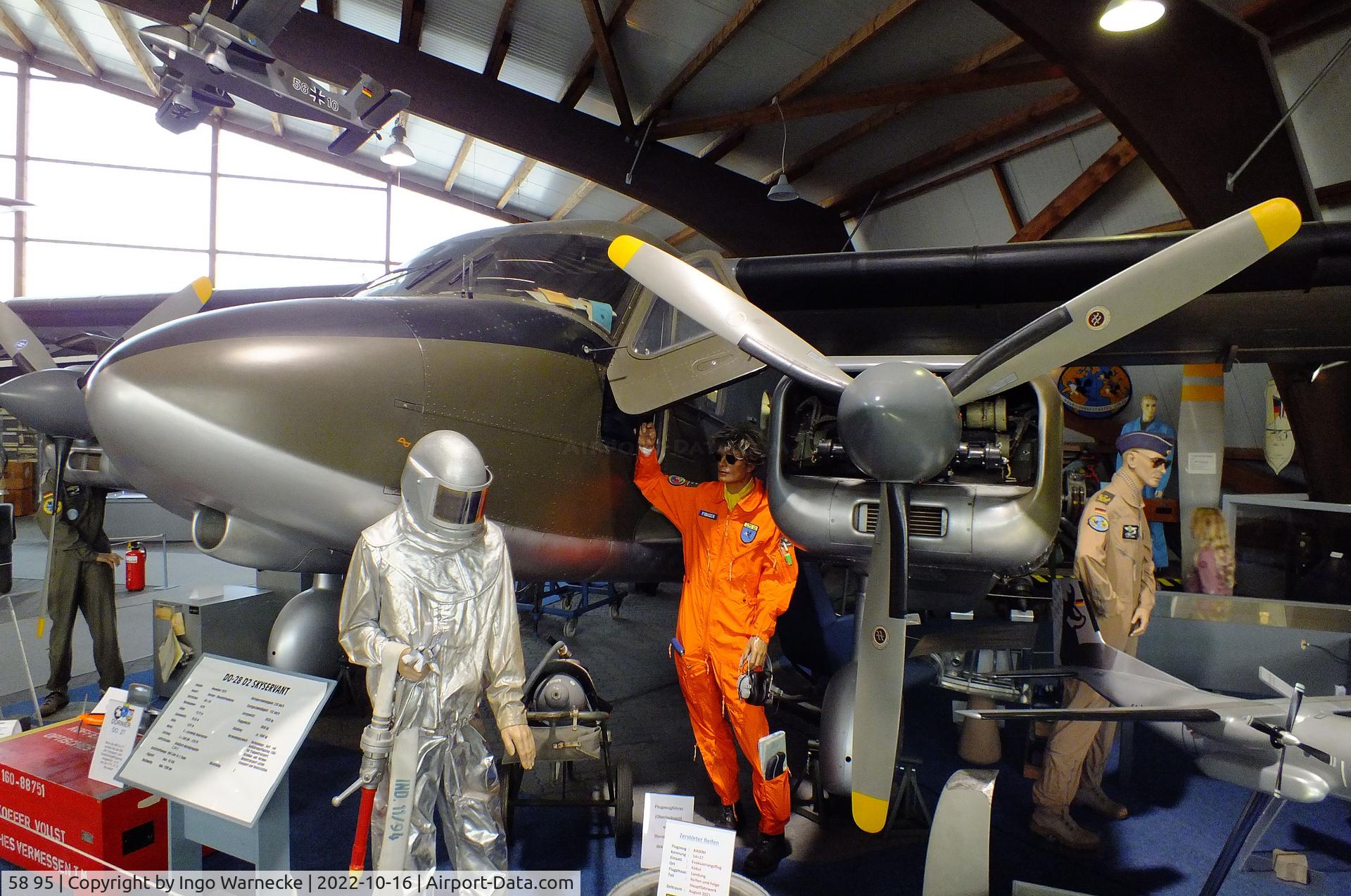 58 95, Dornier Do-28D-2 Skyservant C/N 4170, Dornier Do 28D-2 Skyservant at the Ju52-Halle (Lufttransportmuseum), Wunstorf