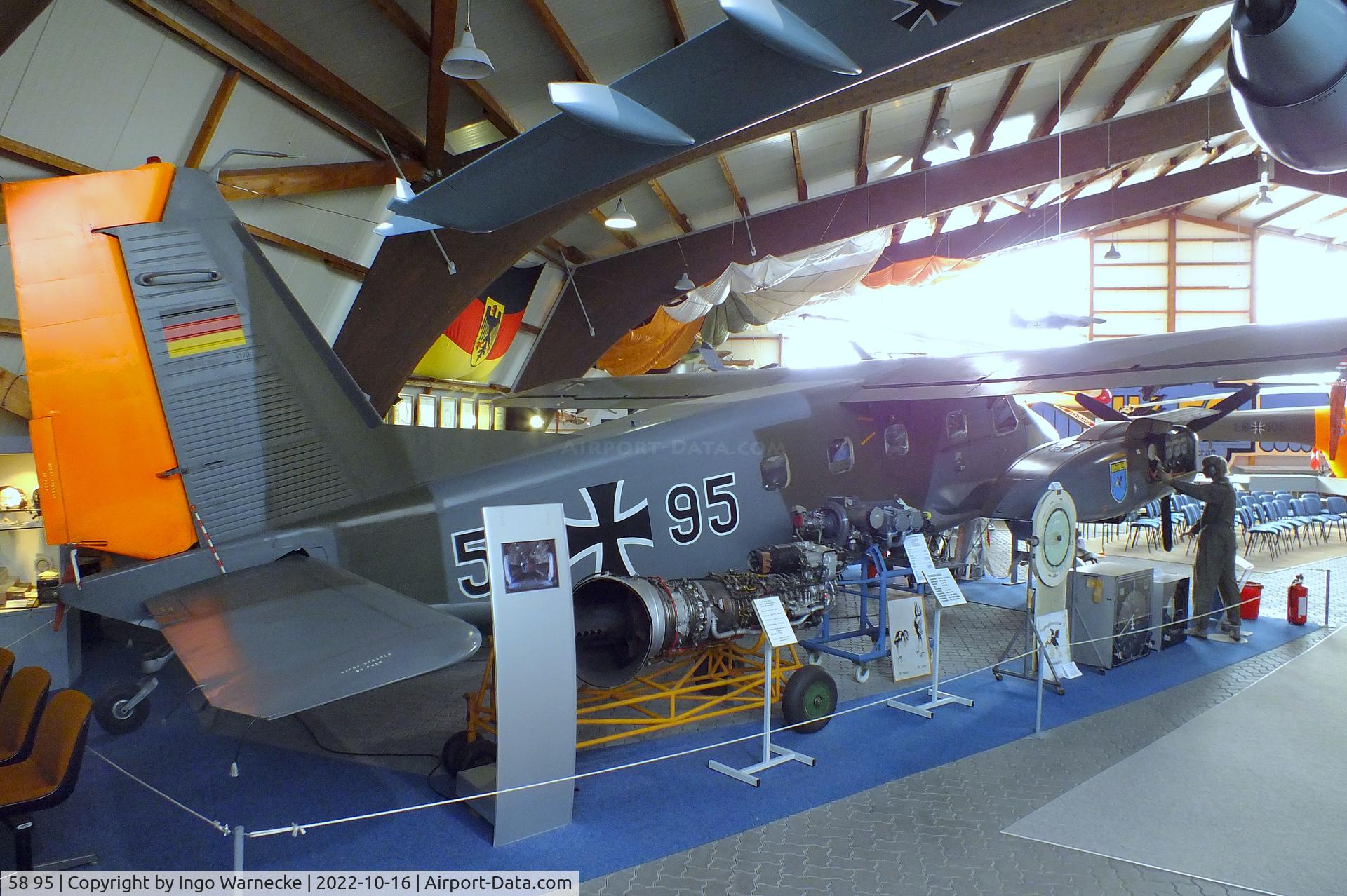 58 95, Dornier Do-28D-2 Skyservant C/N 4170, Dornier Do 28D-2 Skyservant at the Ju52-Halle (Lufttransportmuseum), Wunstorf