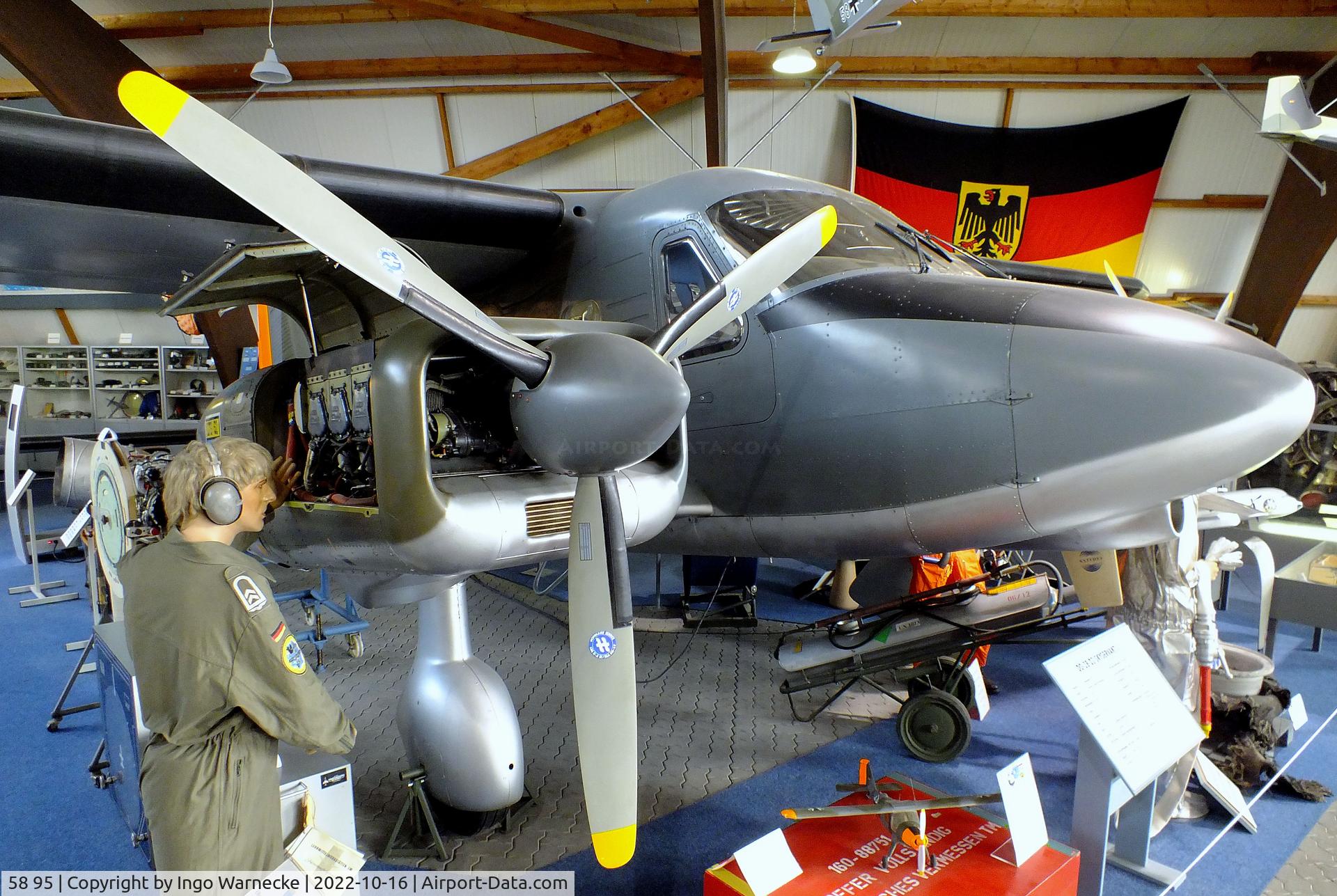 58 95, Dornier Do-28D-2 Skyservant C/N 4170, Dornier Do 28D-2 Skyservant at the Ju52-Halle (Lufttransportmuseum), Wunstorf
