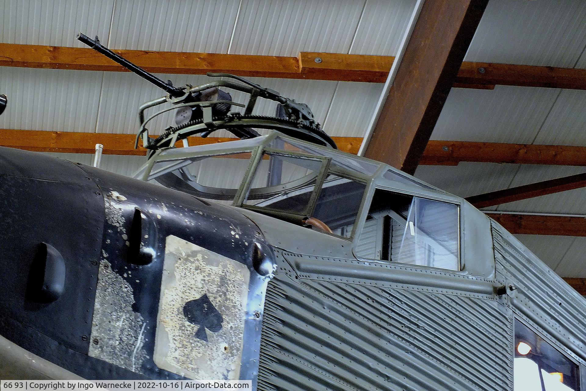 66 93, 1939 Junkers Ju-52/3mg4e C/N 6693, Junkers Ju 52/3m g4e at the Ju52-Halle (Lufttransportmuseum), Wunstorf