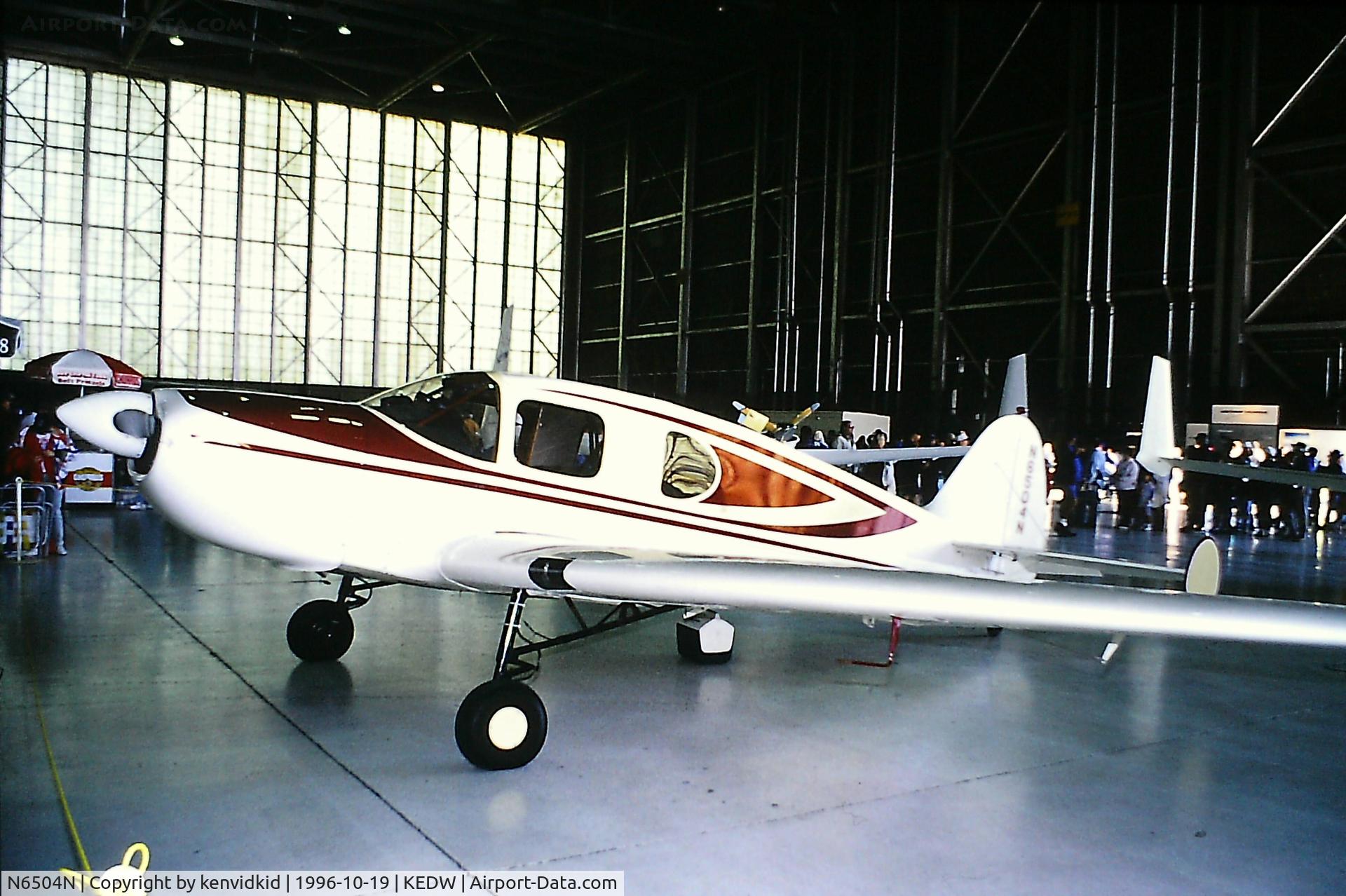 N6504N, 1949 Bellanca 14-13-3 Cruisair Senior C/N 1621, At the Edwards Open House 1996.