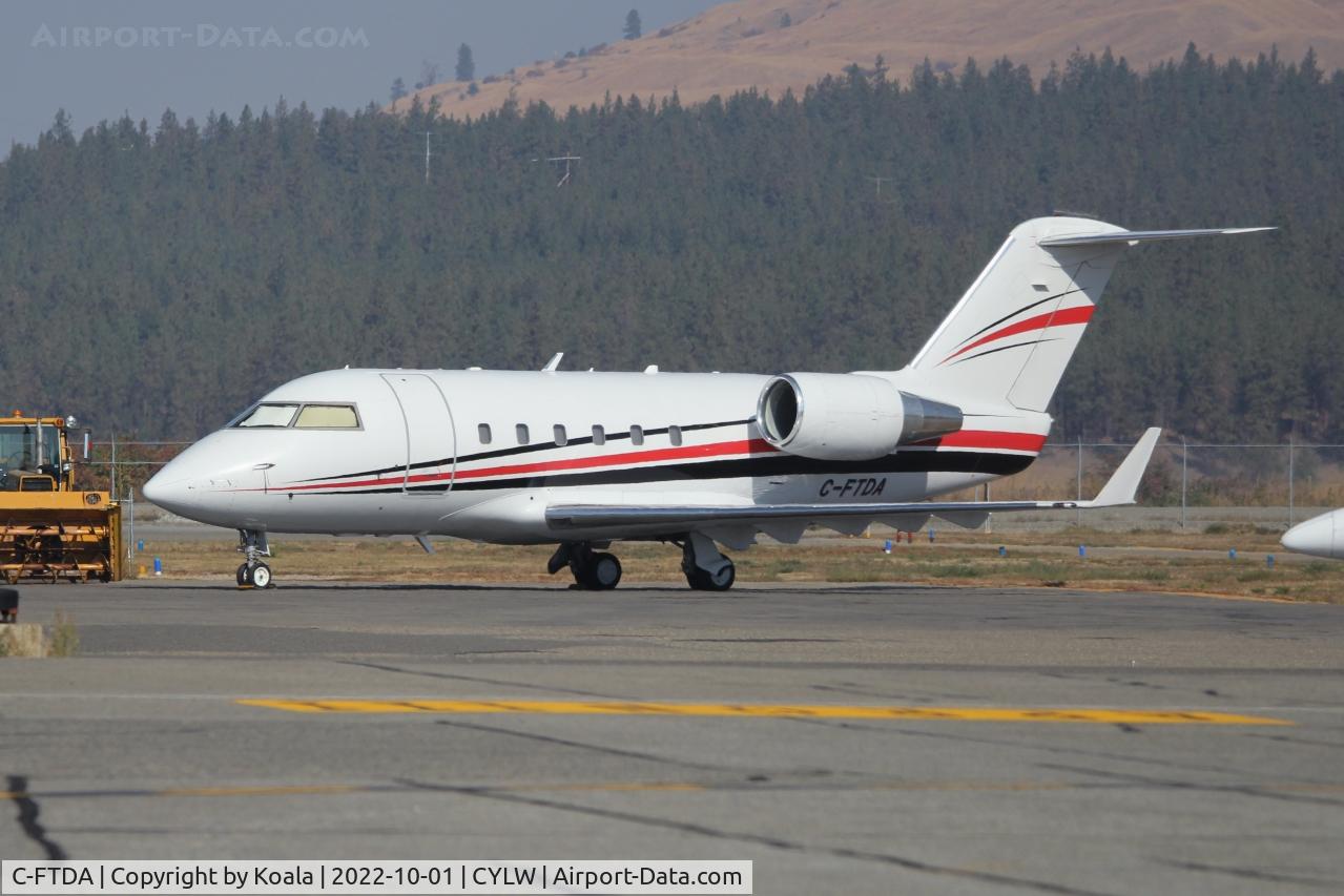 C-FTDA, 1986 Canadair CL600-2A12 (Series 601) C/N 3049, Resting at the GAT.
