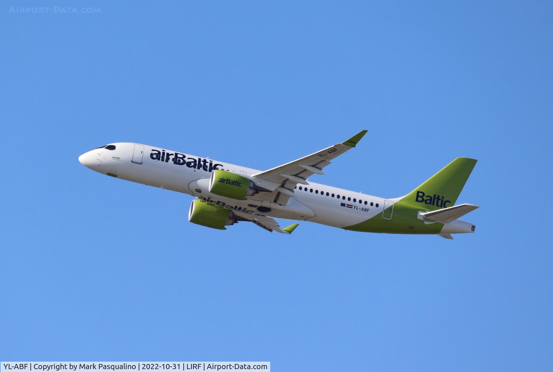 YL-ABF, 2021 Airbus A220-300 C/N 55133, Airbus A220-371