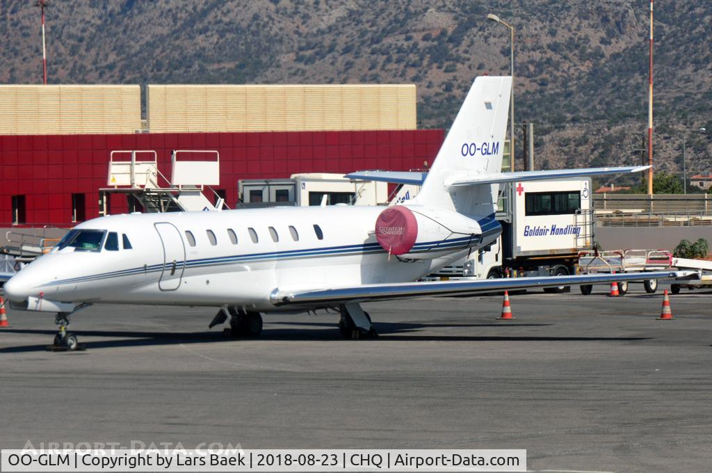OO-GLM, 2006 Cessna 680 Citation Sovereign C/N 680-0078, Parked