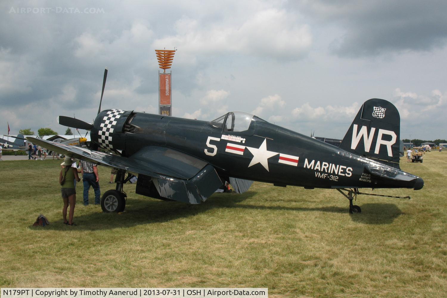N179PT, 1948 Vought F4U-5 Corsair C/N Not found (Bu122179), 1948 Vought F4U-5 Corsair, (Bu122179), AirVenture 2013