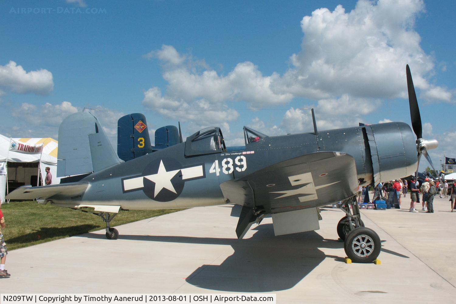 N209TW, Goodyear FG-1D Corsair C/N 3750, Goodyear FG-1D Corsair, c/n: 3750, AirVenture 2013