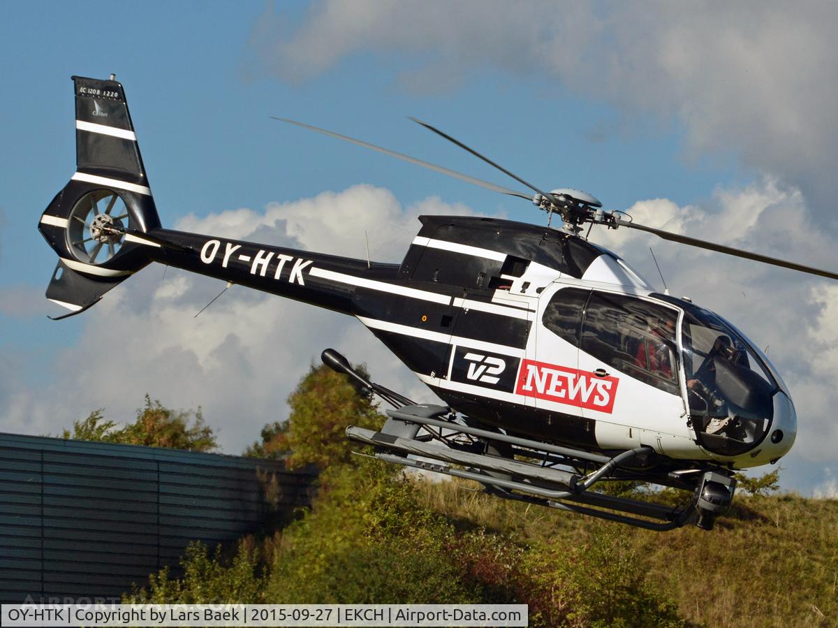 OY-HTK, 2001 Eurocopter EC-120B Colibri C/N 1220, Departing
Family Day in CPH