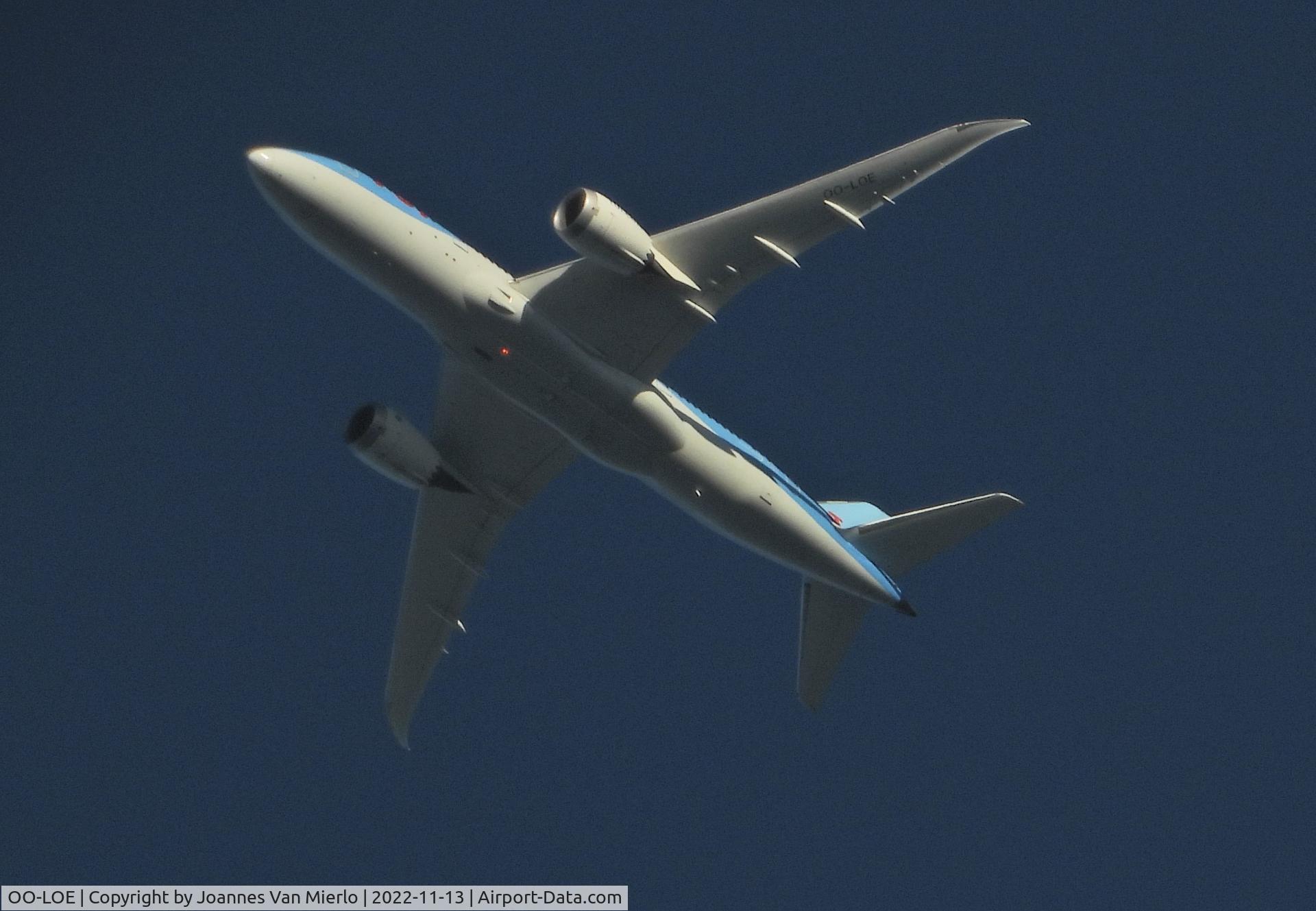 OO-LOE, 2015 Boeing 787-8 Dreamliner C/N 36426, Over Belgium
