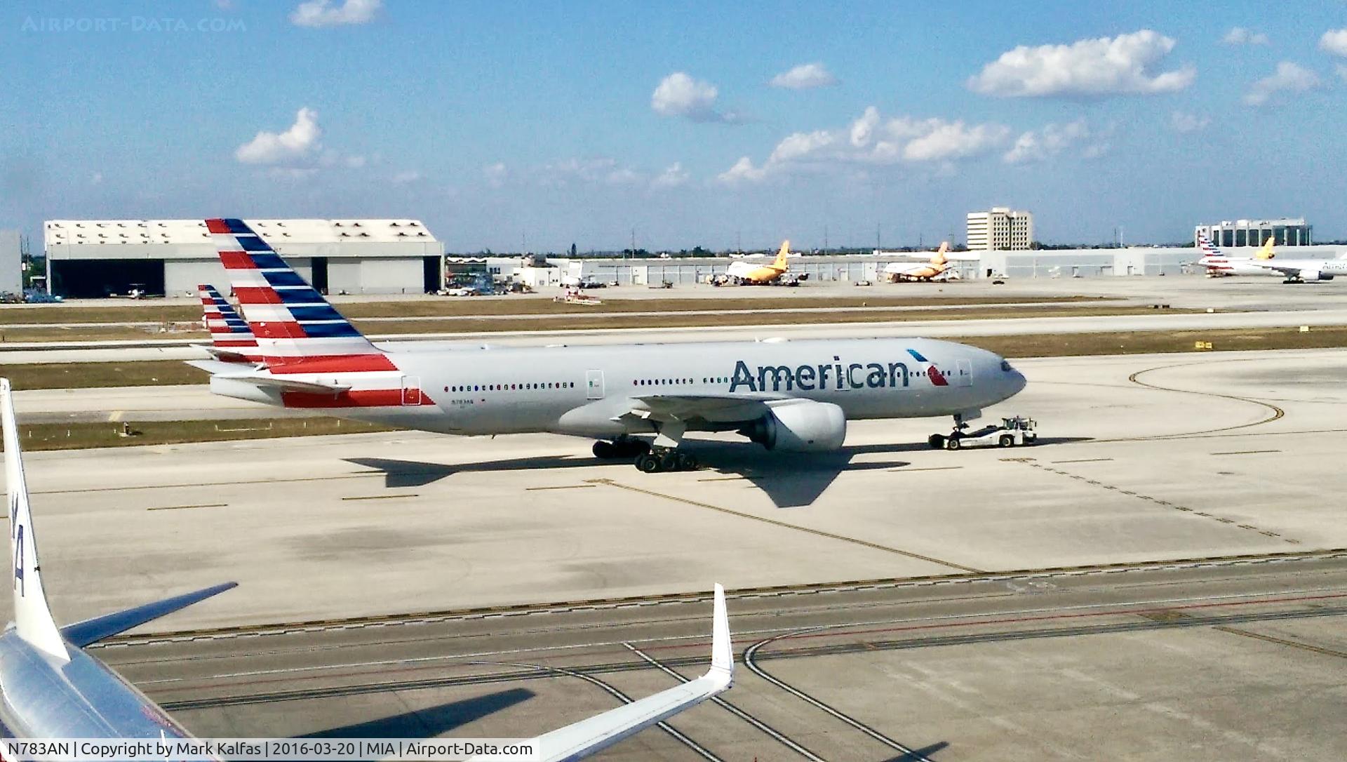 N783AN, 2000 Boeing 777-223 C/N 30004, MIA