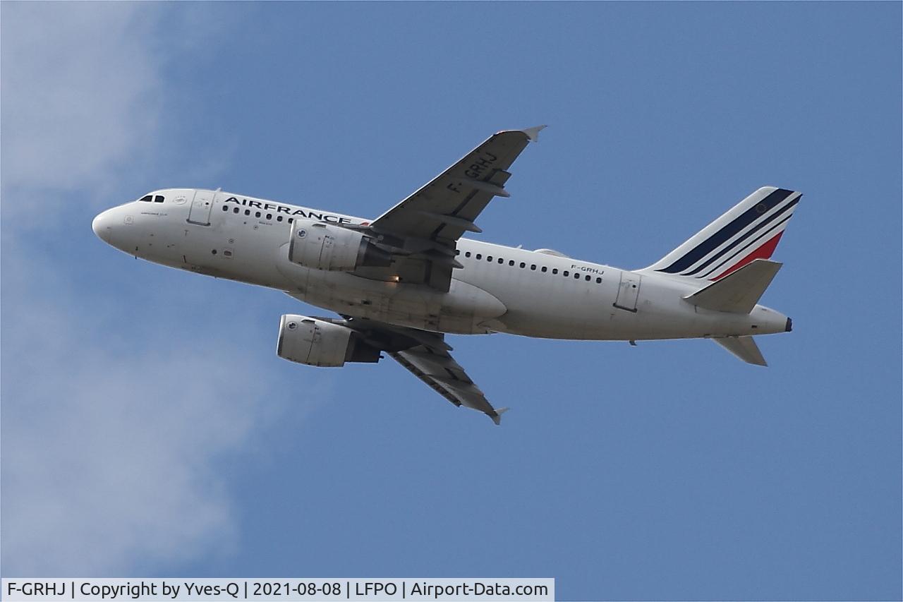 F-GRHJ, 2000 Airbus A319-111 C/N 1176, Airbus A319-111, Climbing from rwy 24,Paris Orly airport (LFPO-ORY)