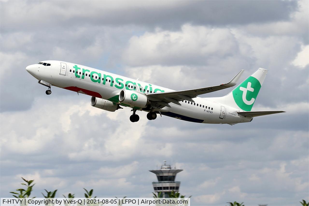 F-HTVY, 2013 Boeing 737-8JP C/N 39021, Boeing 737 NG, Taking off rwy 24, Paris-Orly airport (LFPO-ORY)