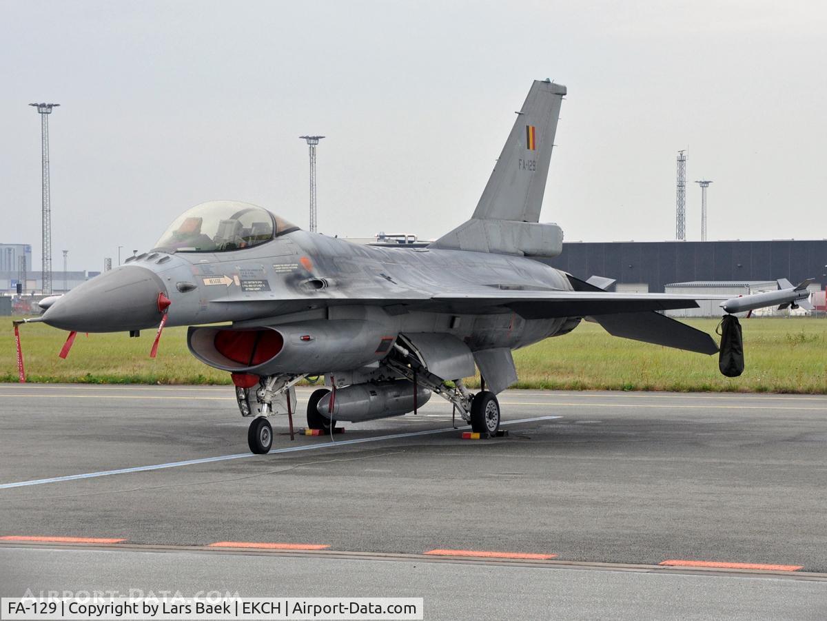 FA-129, 1990 SABCA F-16AM Fighting Falcon C/N 6H-129, Parked