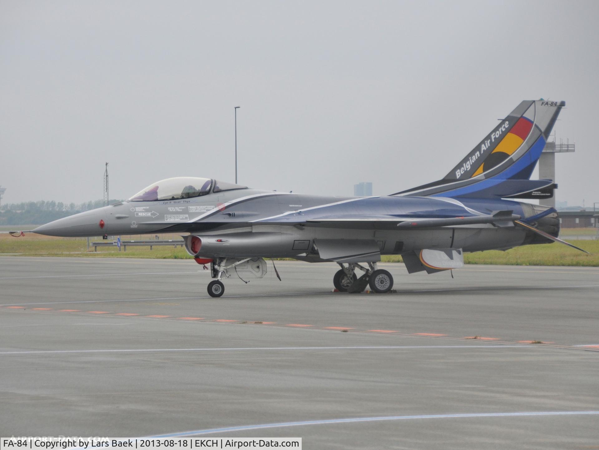 FA-84, 1980 SABCA F-16AM Fighting Falcon C/N 6H-84, Parked