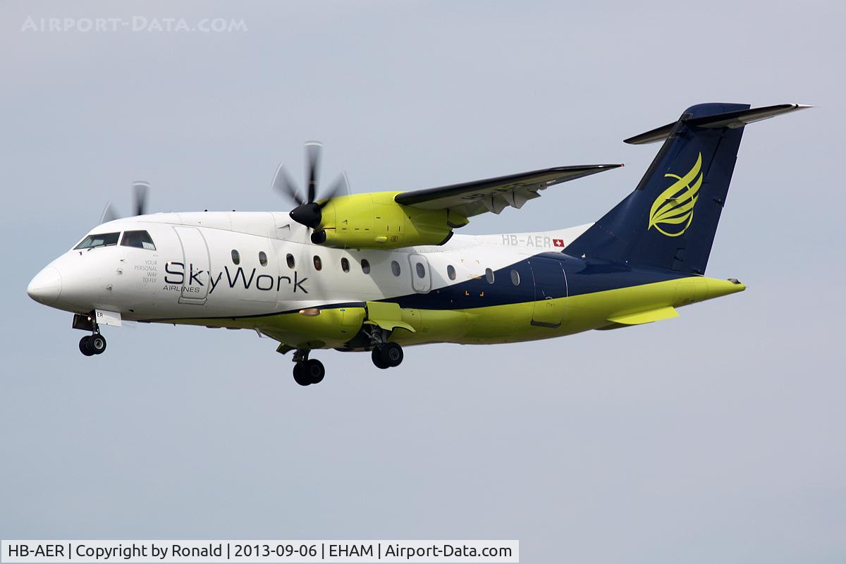 HB-AER, 1996 Dornier 328-110 C/N 3066, at spl