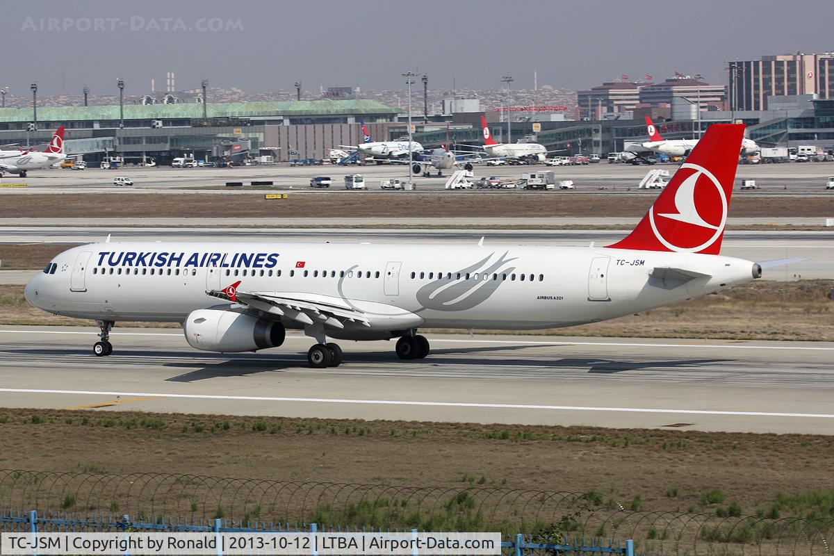 TC-JSM, 2013 Airbus A321-231 C/N 5689, at ist