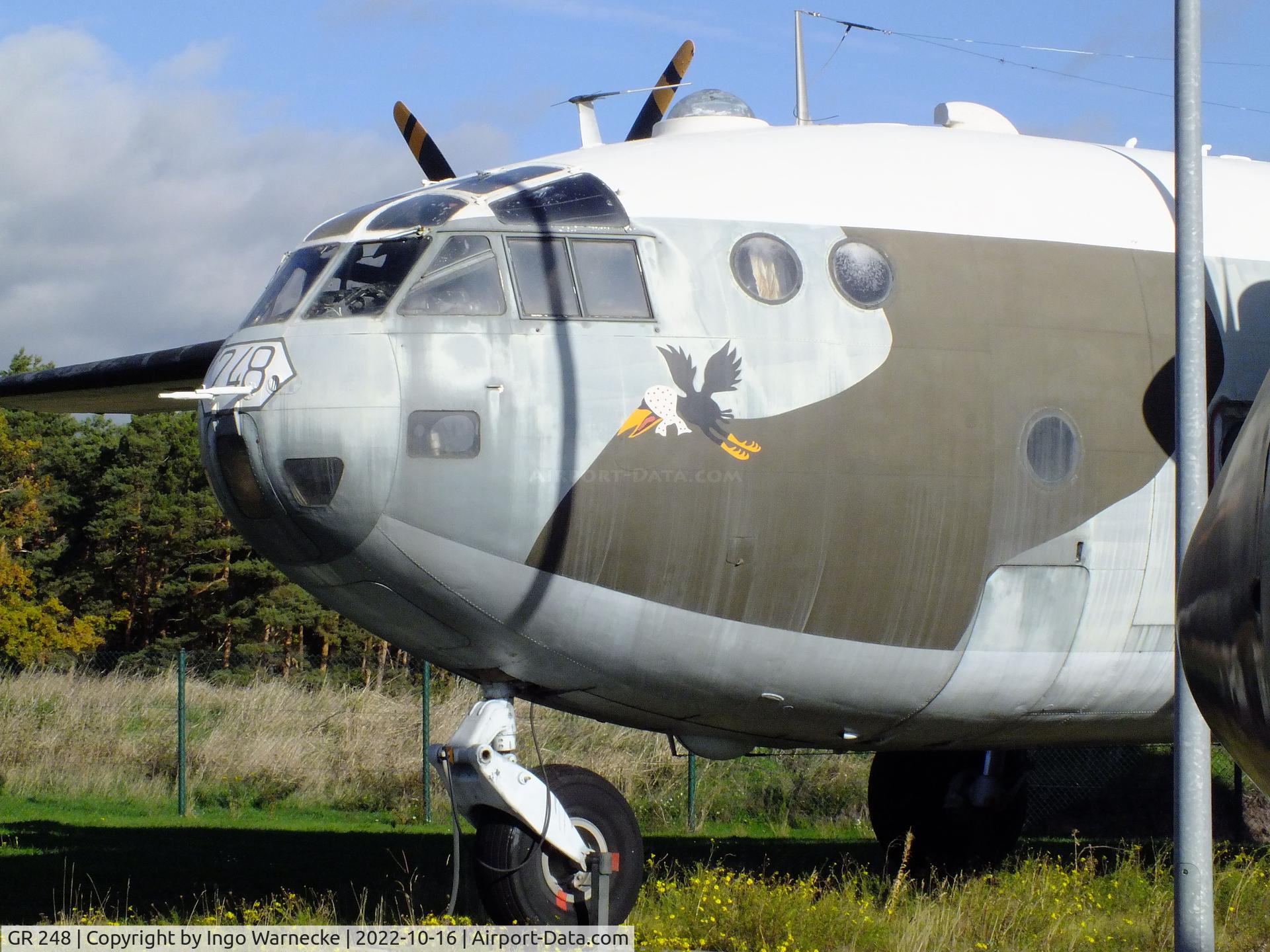 GR 248, Nord N-2501F Noratlas C/N 66, Nord N.2501F Noratlas (from the French Air Force, original tail number 66) at the Ju52-Halle (Lufttransportmuseum), Wunstorf