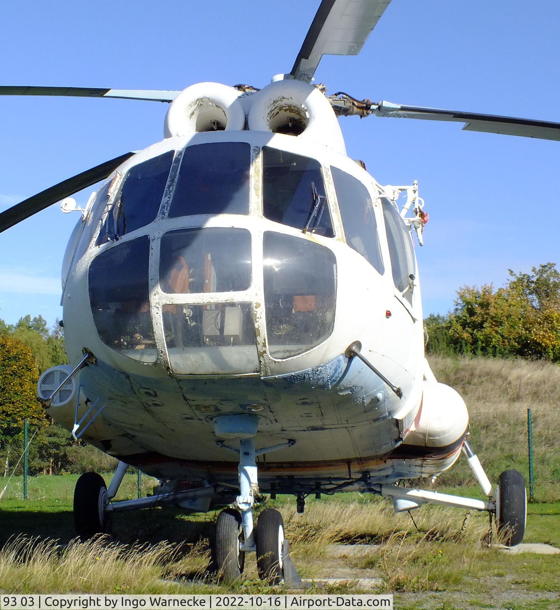 93 03, Mil Mi-8T Hip C/N 10511, Mil Mi-8T HIP in 'Luftwaffe Fly-Out' special colours at the Ju52-Halle (Lufttransportmuseum), Wunstorf