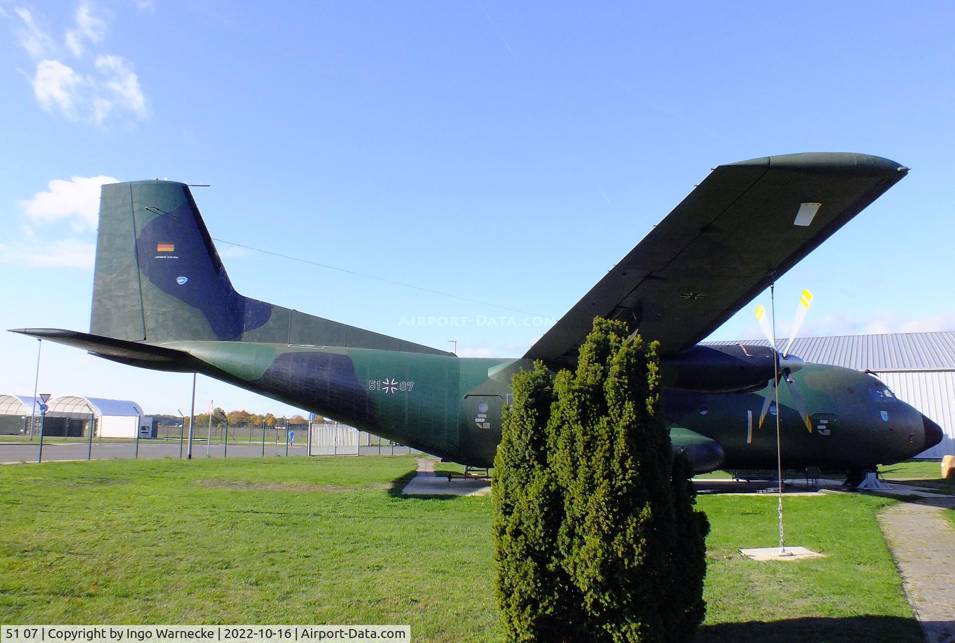 51 07, Transall C-160D C/N D144, Transall C-160D at the Ju52-Halle (Lufttransportmuseum), Wunstorf