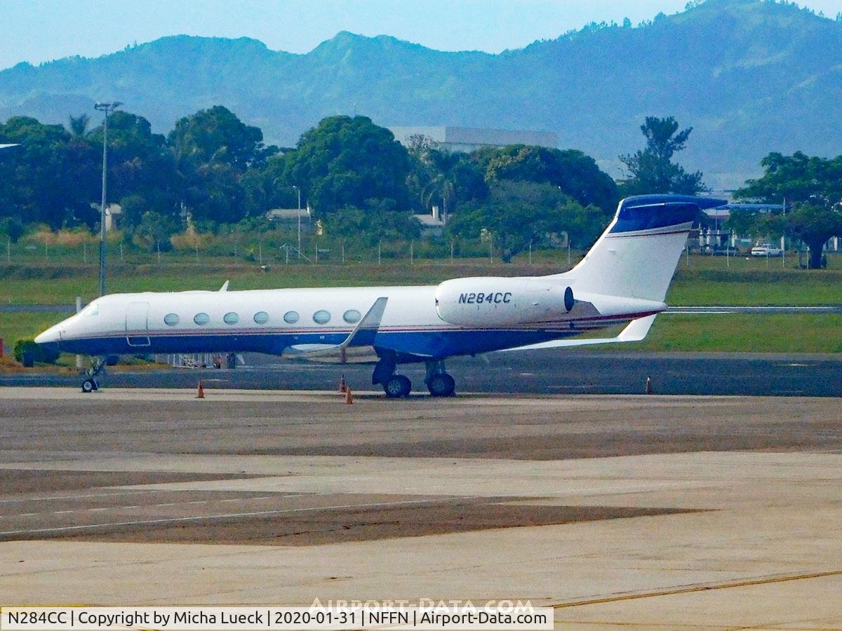 N284CC, Gulfstream G550 C/N 5410, At Nadi