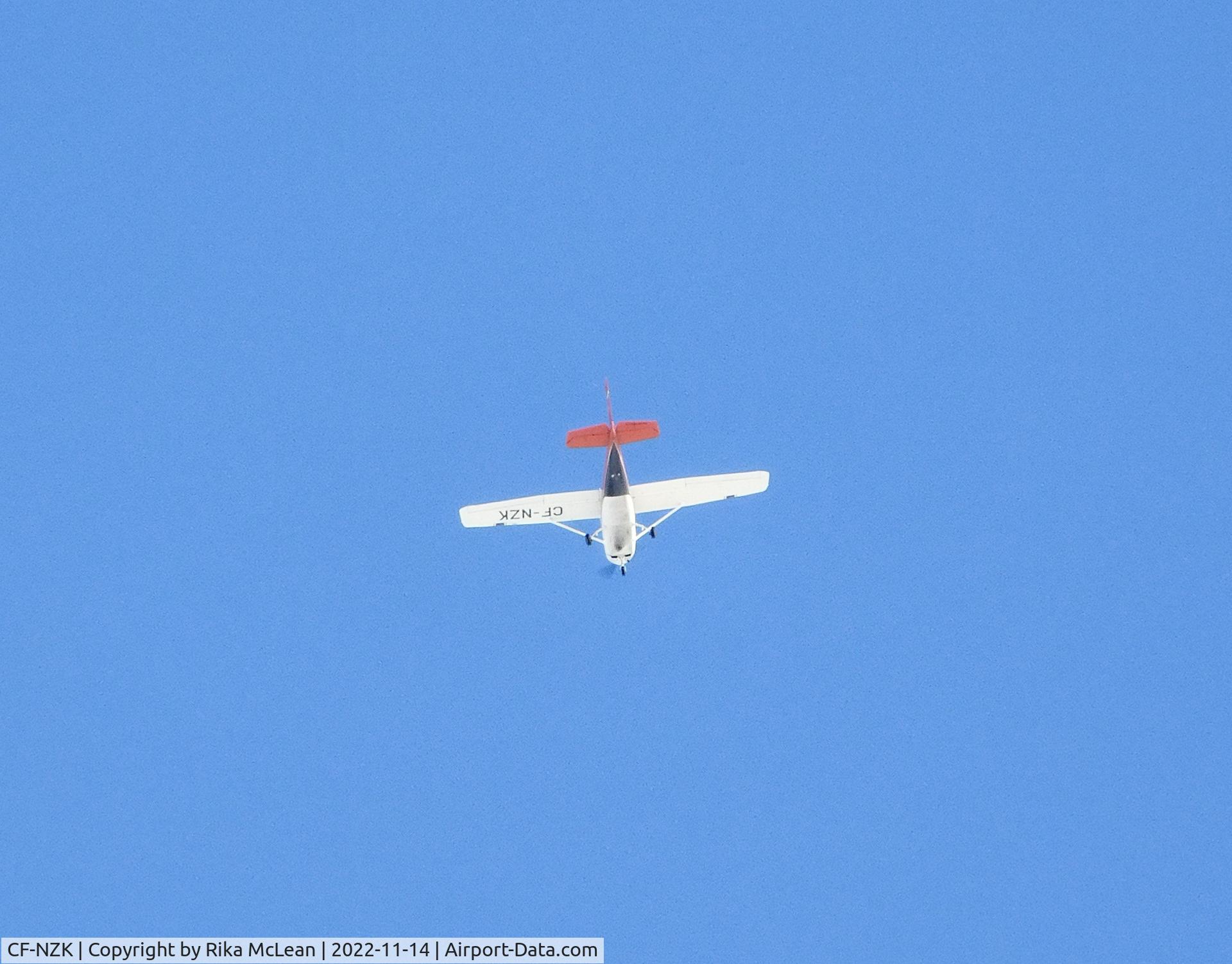 CF-NZK, 1962 Cessna 182E Skylane C/N 18254164, Cool Aircraft flying over our farm in South Central rural Alberta