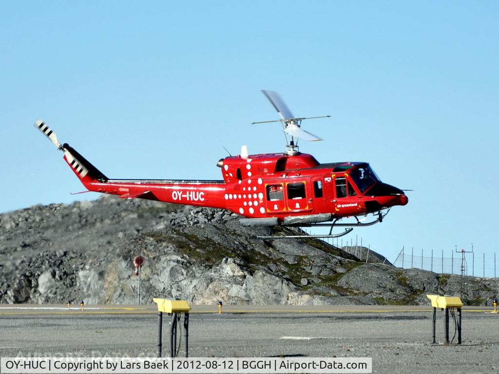 OY-HUC, 1973 Bell 212 C/N 30573, Airborn