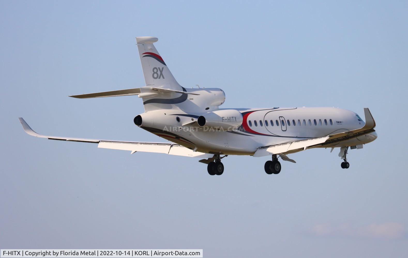 F-HITX, Dassault Falcon 8X C/N 487, NBAA 2022