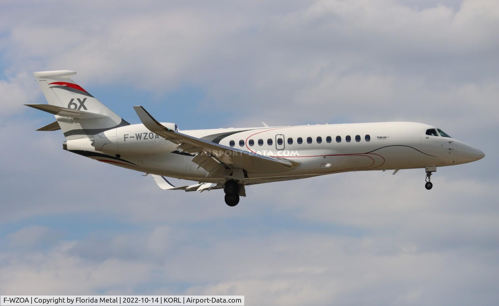 F-WZOA, 2022 Dassault Falcon 6X C/N 004, NBAA 2022